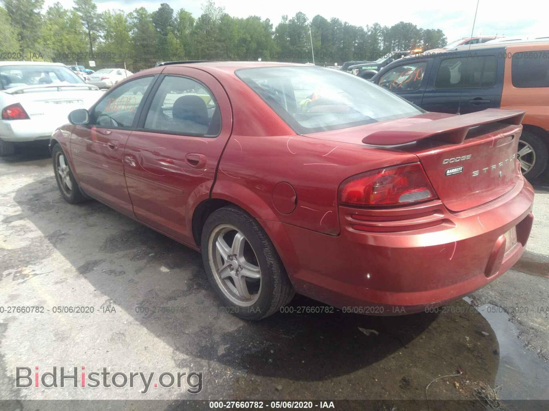 2004 DODGE STRATUS - VIN: 1B3EL76R44N292743 - Фото 3