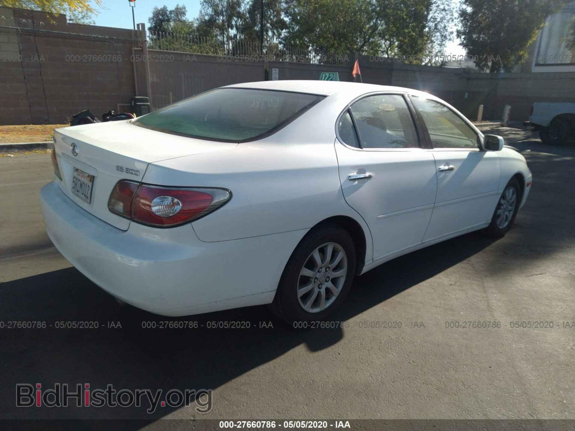 2003 LEXUS ES - VIN: JTHBF30G630147951 - Photo 4