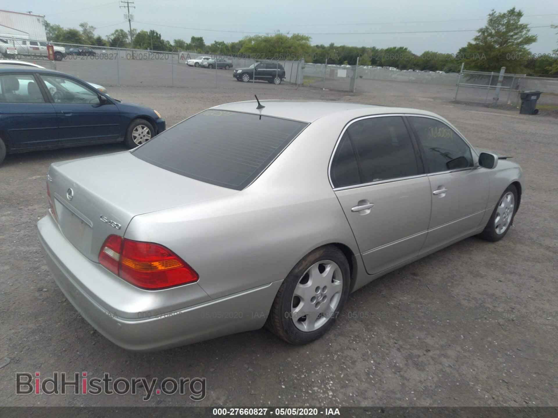 2001 LEXUS LS - VIN: JTHBN30F310050679 - Фото 4