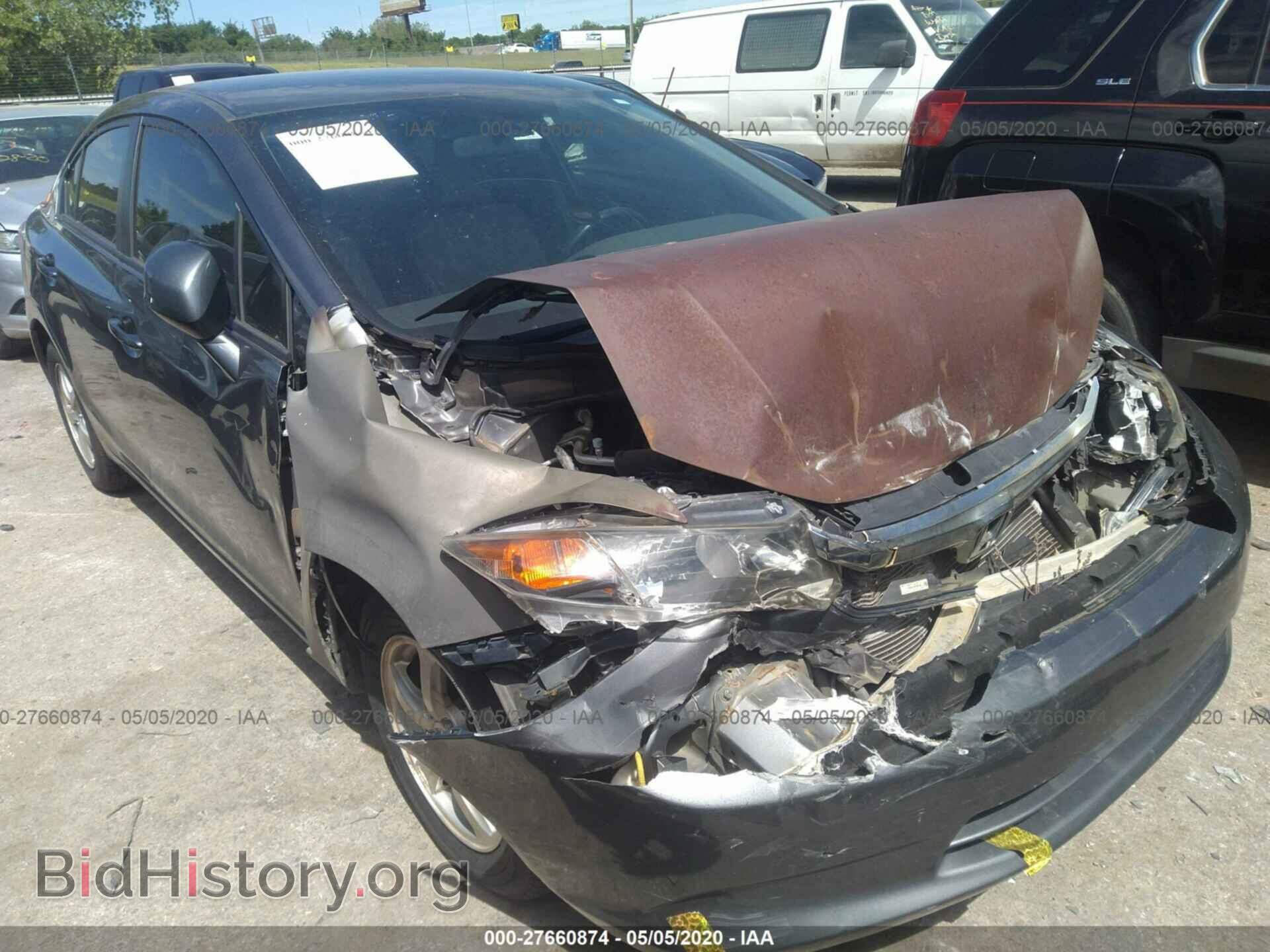 Photo 19XFB5F58CE003633 - HONDA CIVIC 2012