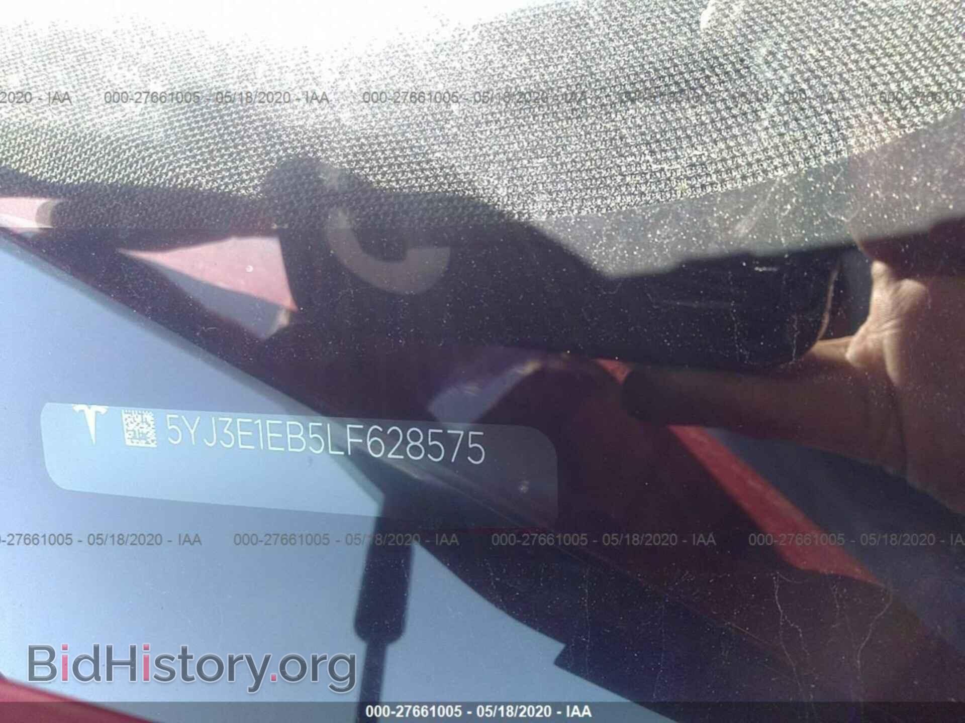 2020 TESLA MODEL 3 - VIN: 5YJ3E1EB5LF628575 - Photo 9