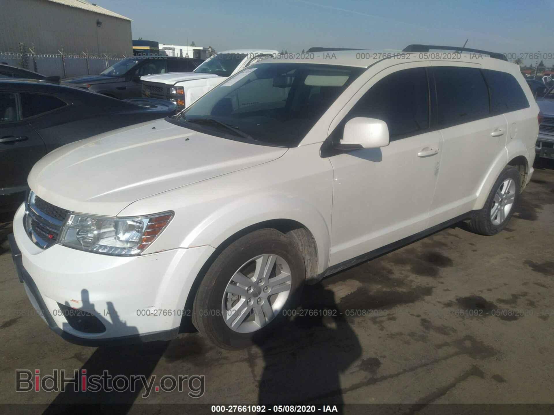 2012 DODGE JOURNEY - VIN: 3C4PDCBB7CT354107 - Фото 2