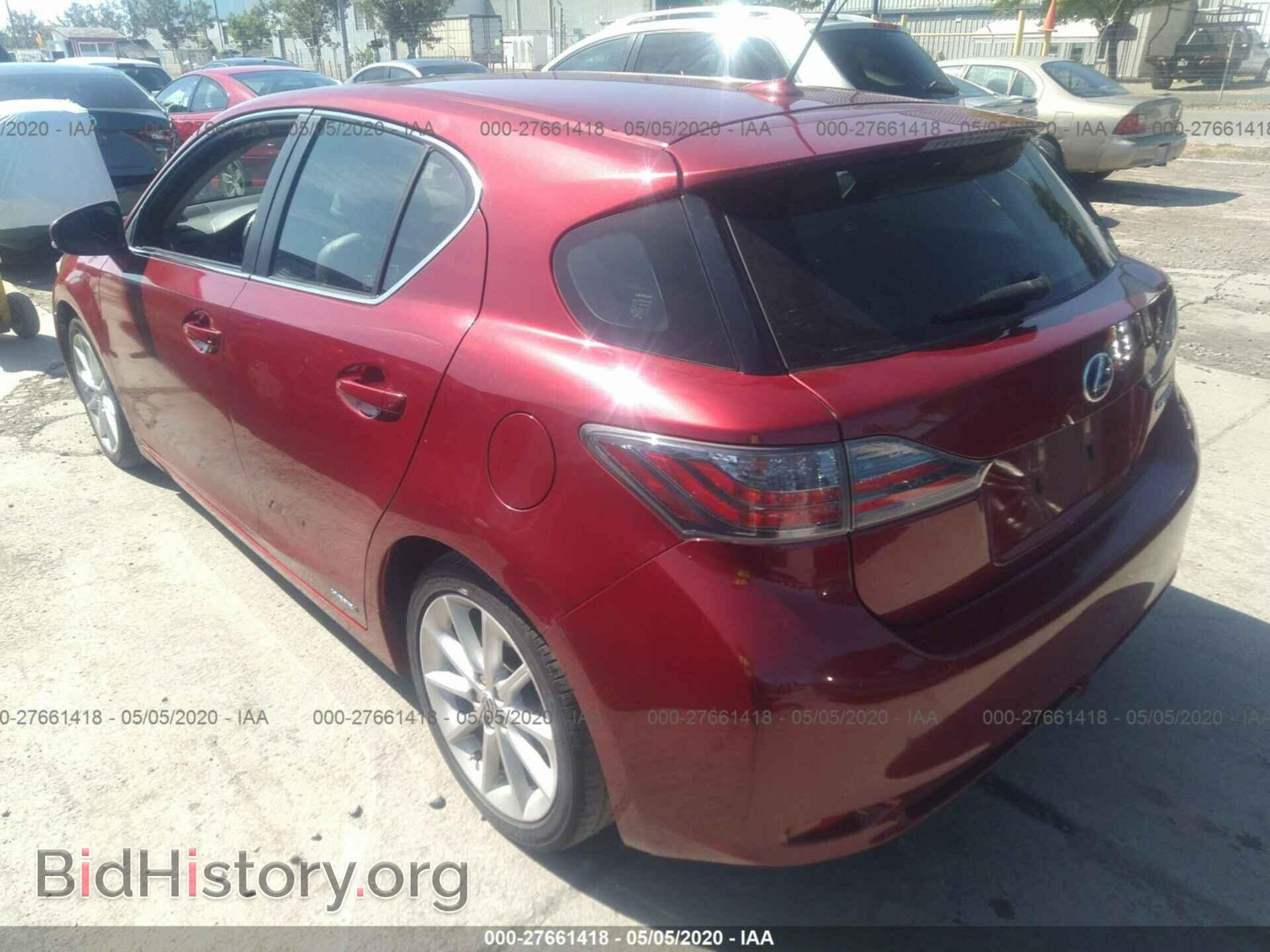 2011 LEXUS CT - VIN: JTHKD5BH2B2037702 - Фото 3