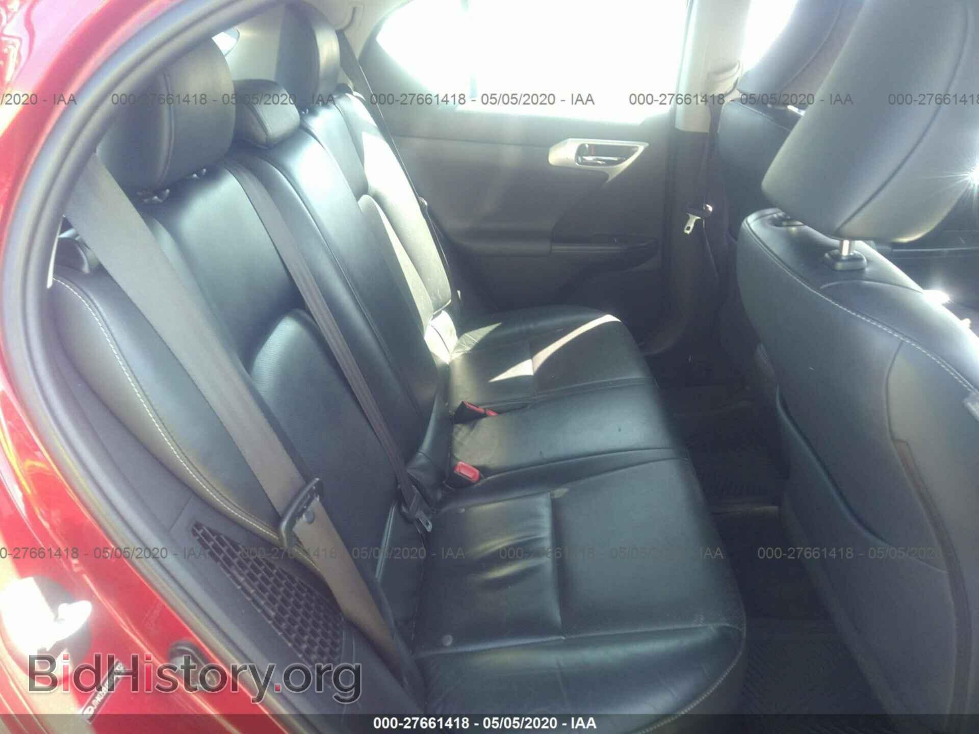 2011 LEXUS CT - VIN: JTHKD5BH2B2037702 - Фото 8