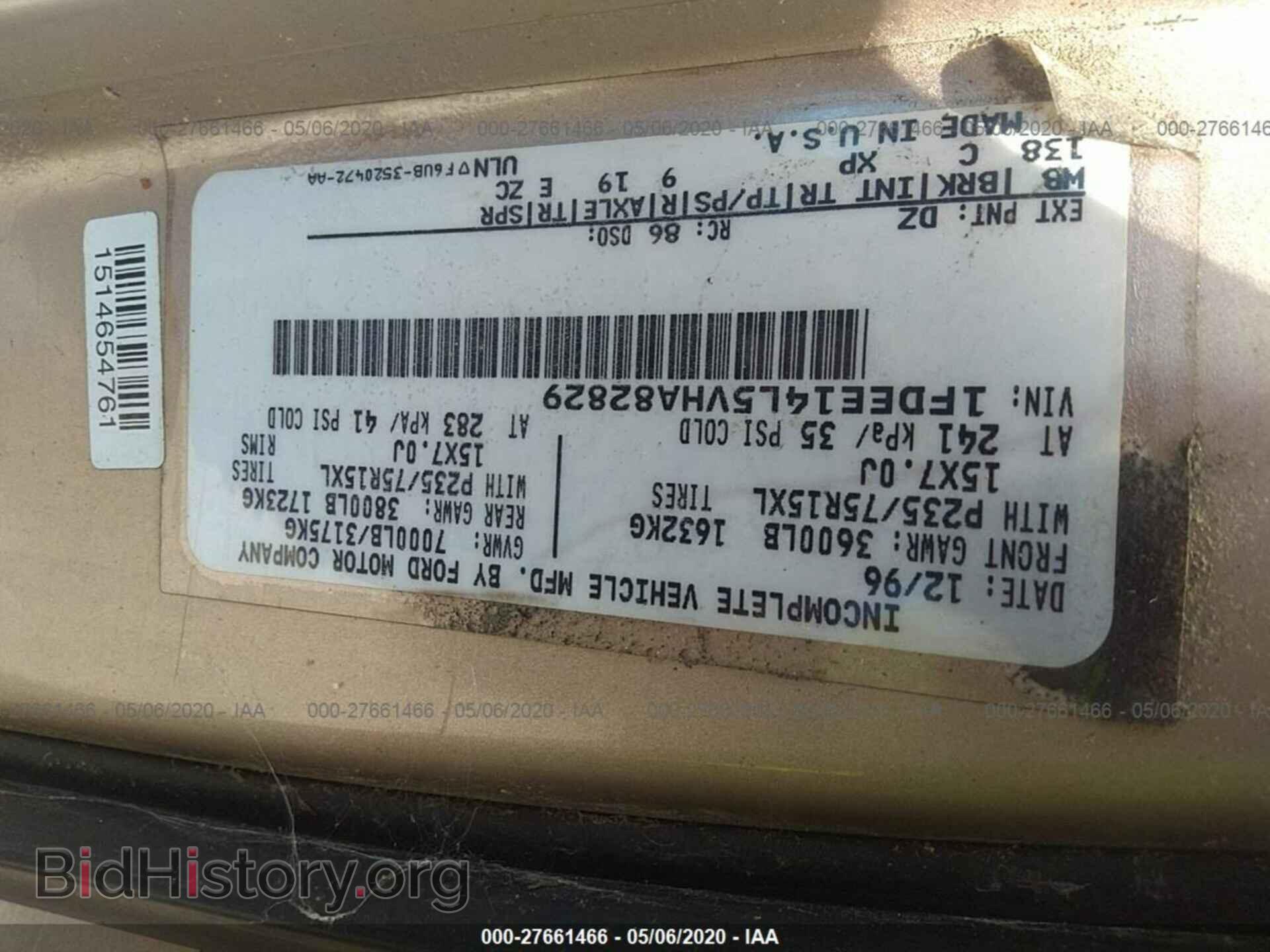 1997 FORD ECONOLINE - VIN: 1FDEE14L5VHA82829 - Photo 9