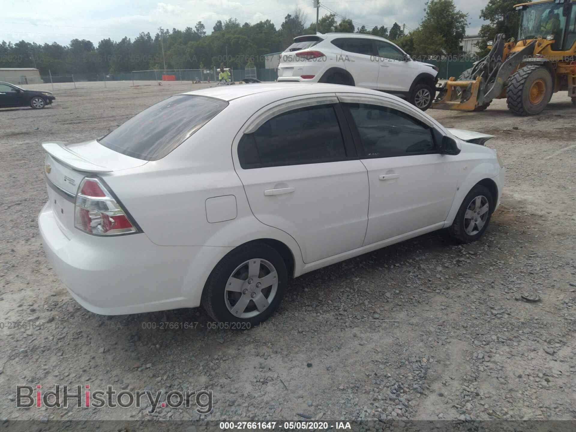 2007 CHEVROLET AVEO - VIN: KL1TD56647B168434 - Фото 4