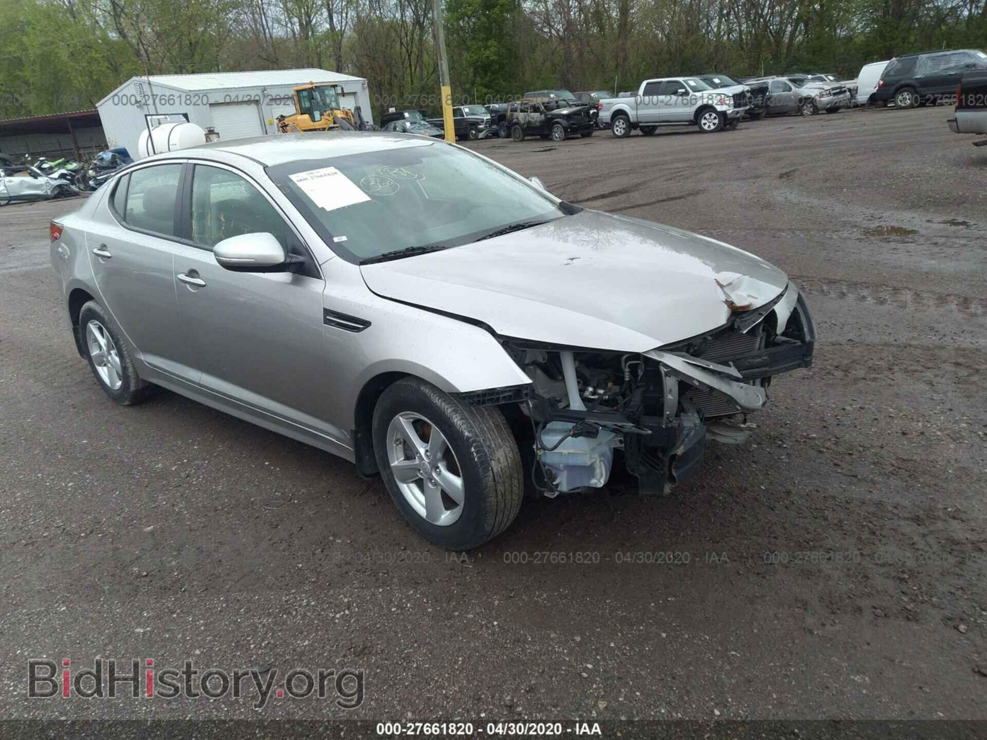 Фотография KNAGM4A77E5476601 - KIA OPTIMA 2014
