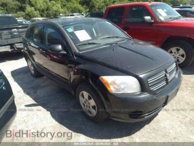 2008 Dodge CALIBER, черный — VIN 1B3HB28B28D734501, IAAI