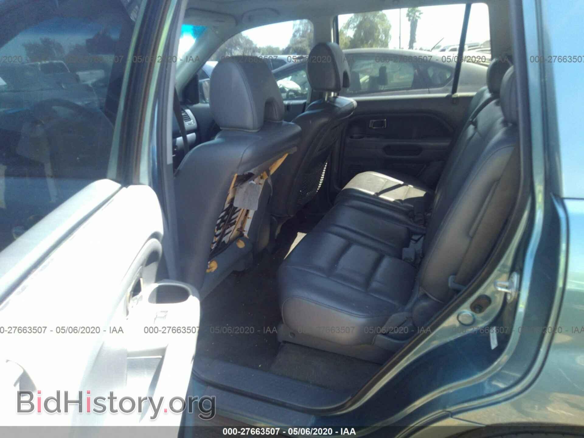 2006 HONDA PILOT - VIN: 5FNYF28506B051215 - Фото 8