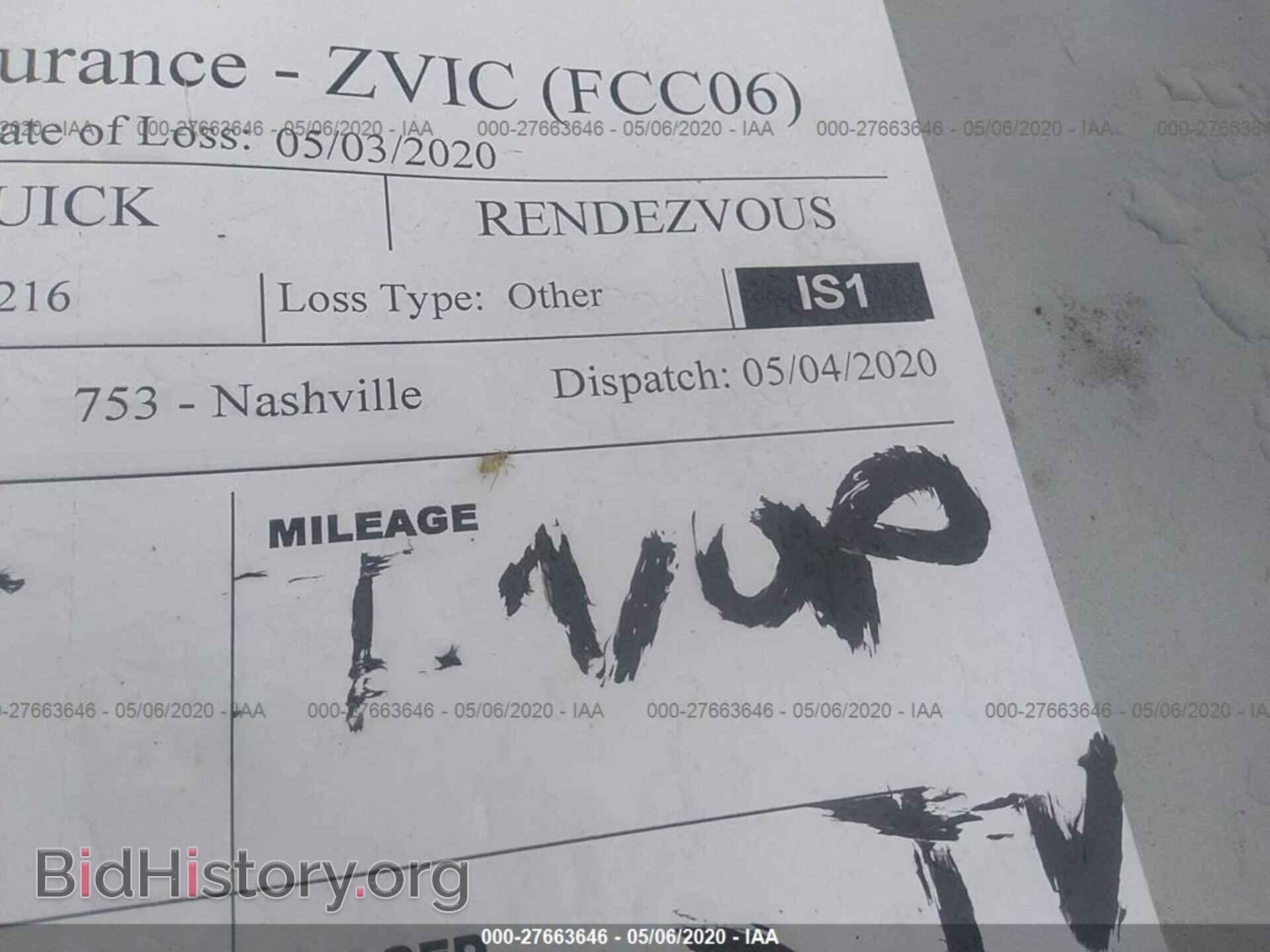 2006 BUICK RENDEZVOUS - VIN: 3G5DA03L06S532216 - Фото 7
