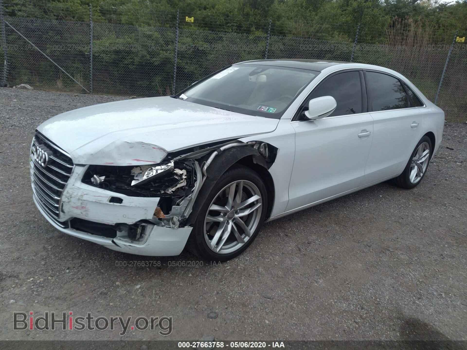 2015 AUDI A8 - VIN: WAU32AFD6FN006434 - Фото 2