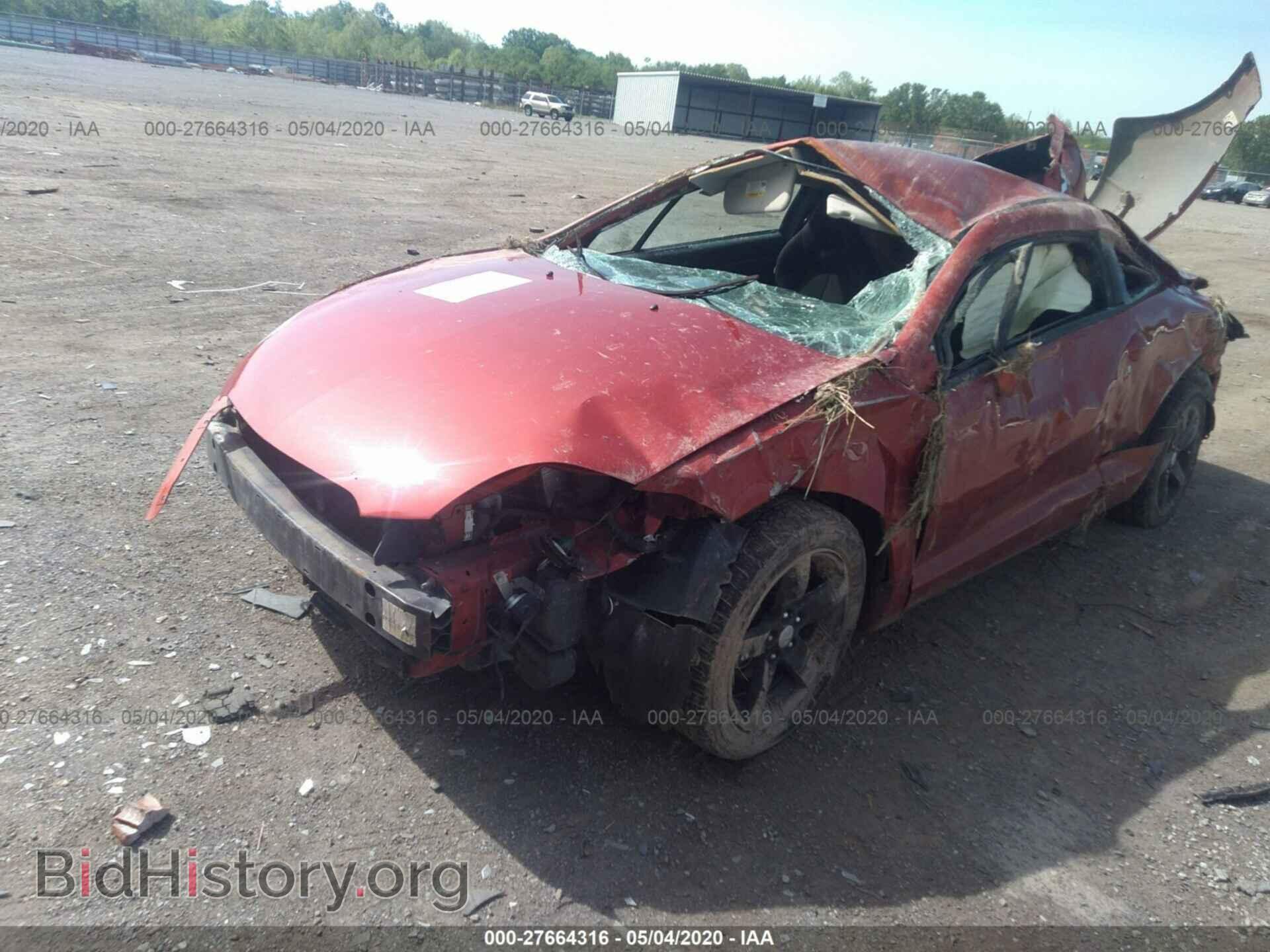2008 MITSUBISHI ECLIPSE - VIN: 4A3AK24F48E039419 - Фото 2
