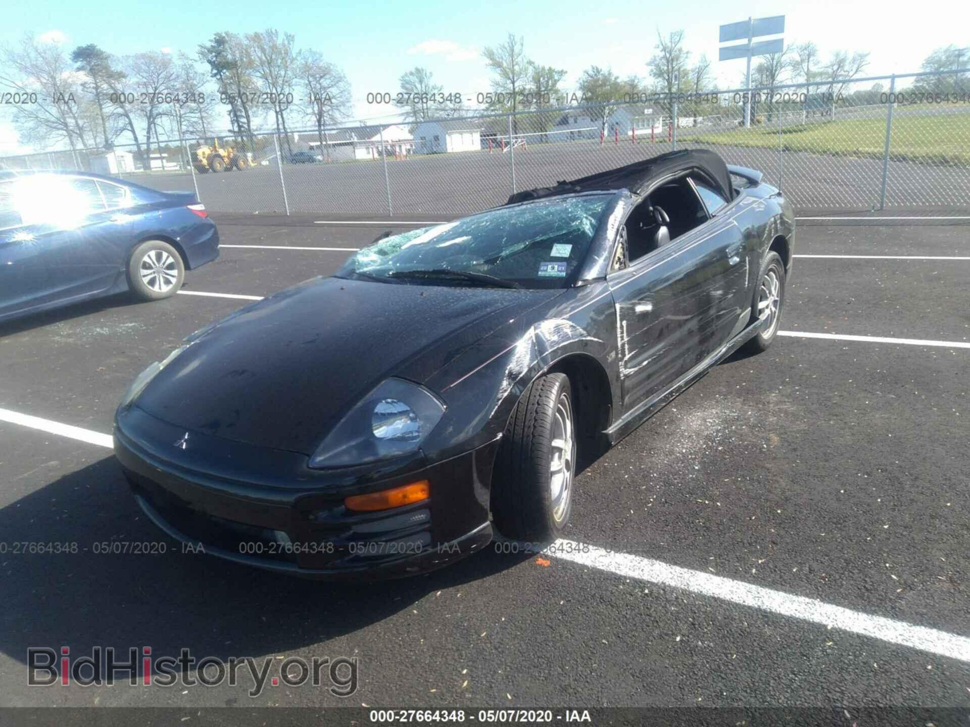 2001 MITSUBISHI ECLIPSE - VIN: 4A3AE85H91E215171 - Фото 2