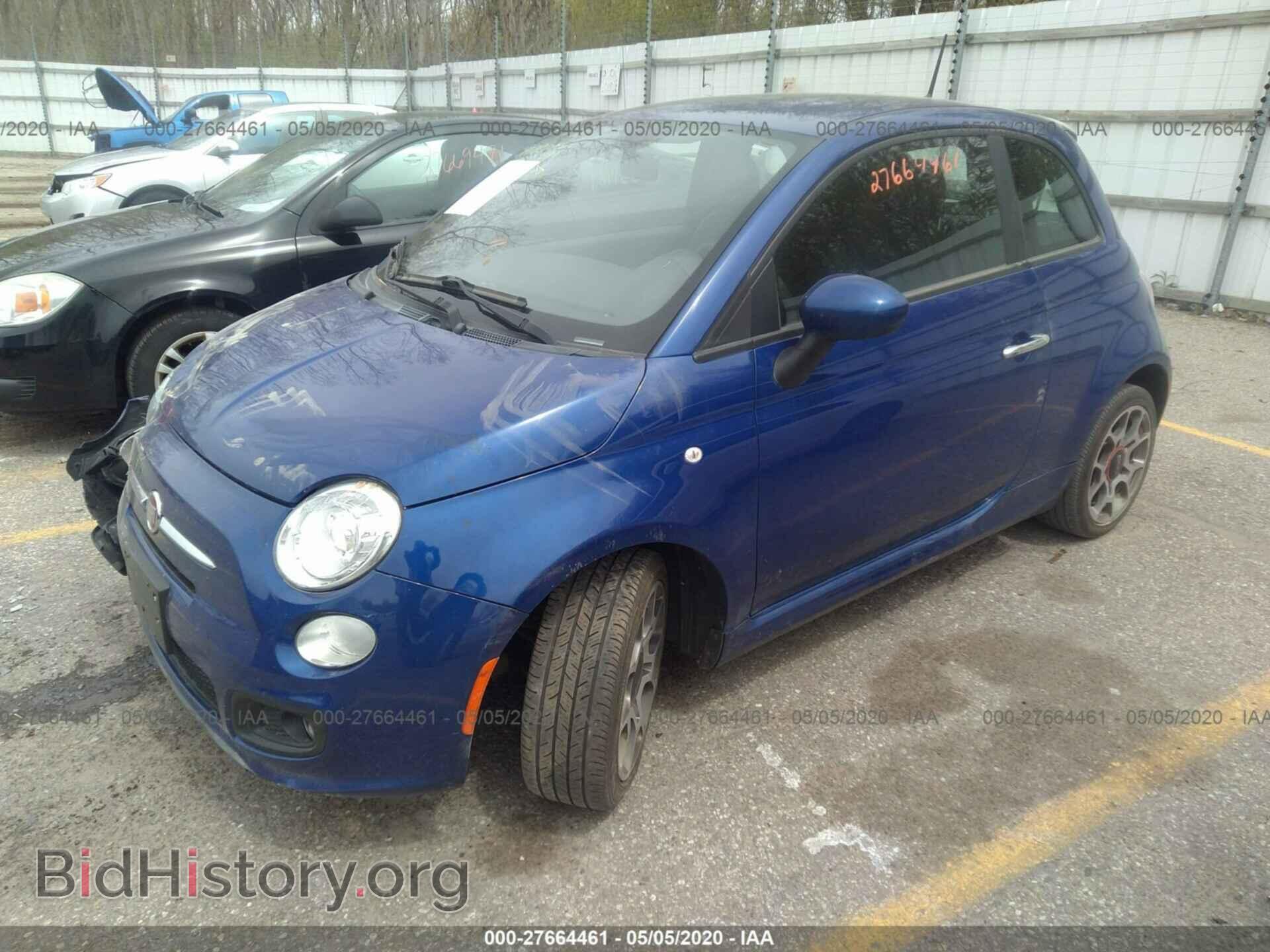 2012 FIAT 500 - VIN: 3C3CFFBR5CT233393 - Фото 2