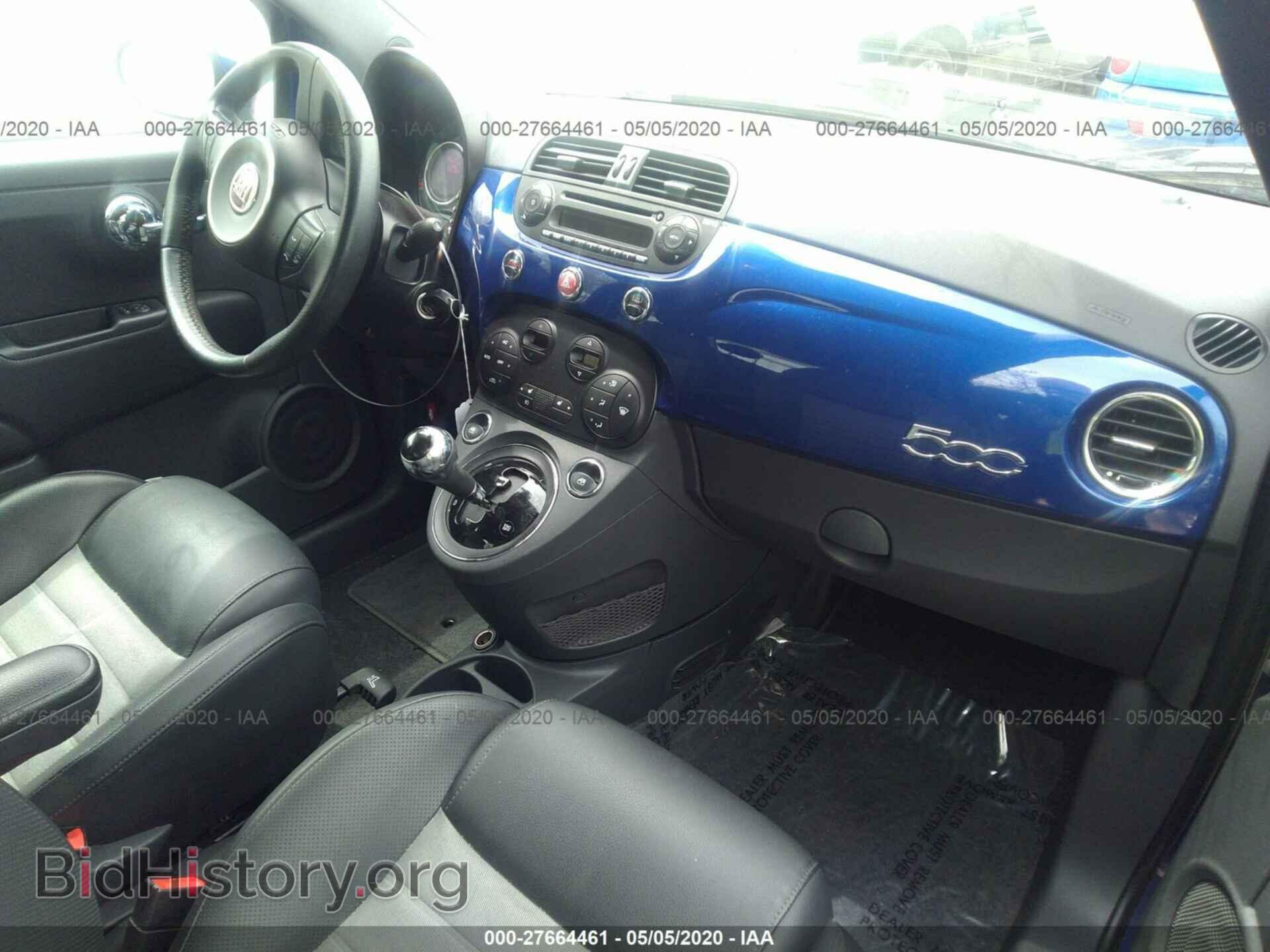 2012 FIAT 500 - VIN: 3C3CFFBR5CT233393 - Фото 5