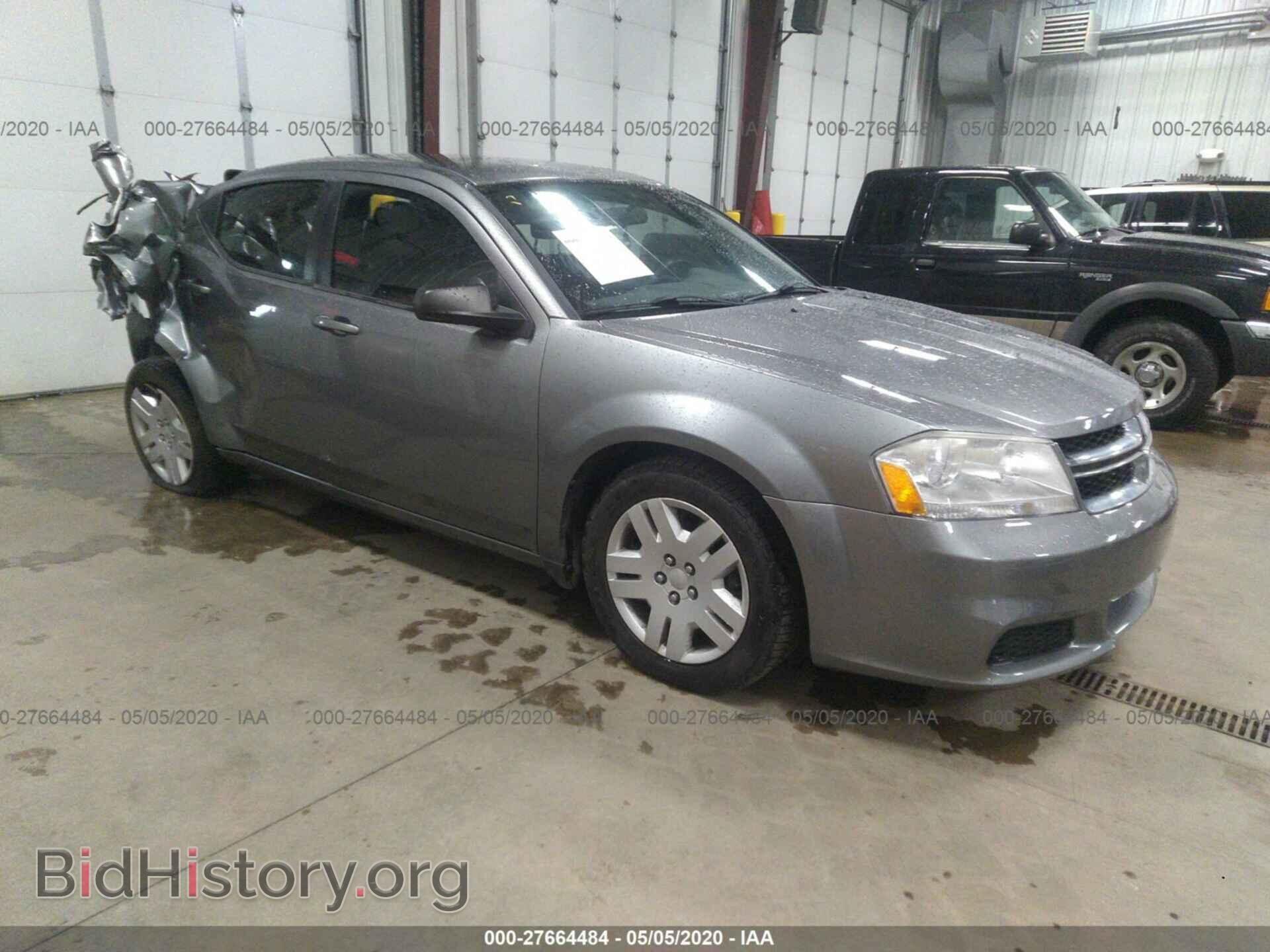 Photo 1C3CDZAB2CN132257 - DODGE AVENGER 2012