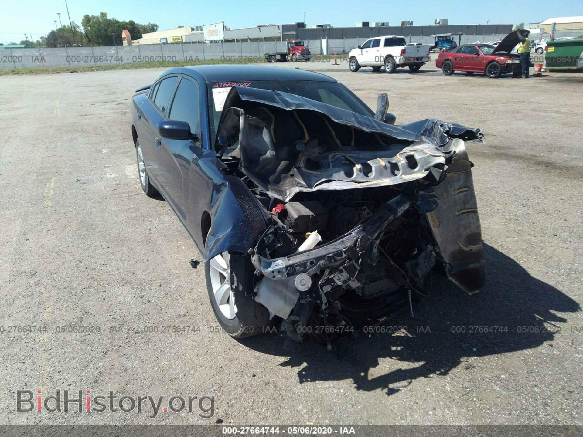 Photo 2C3CDXBG0EH296181 - DODGE CHARGER 2014