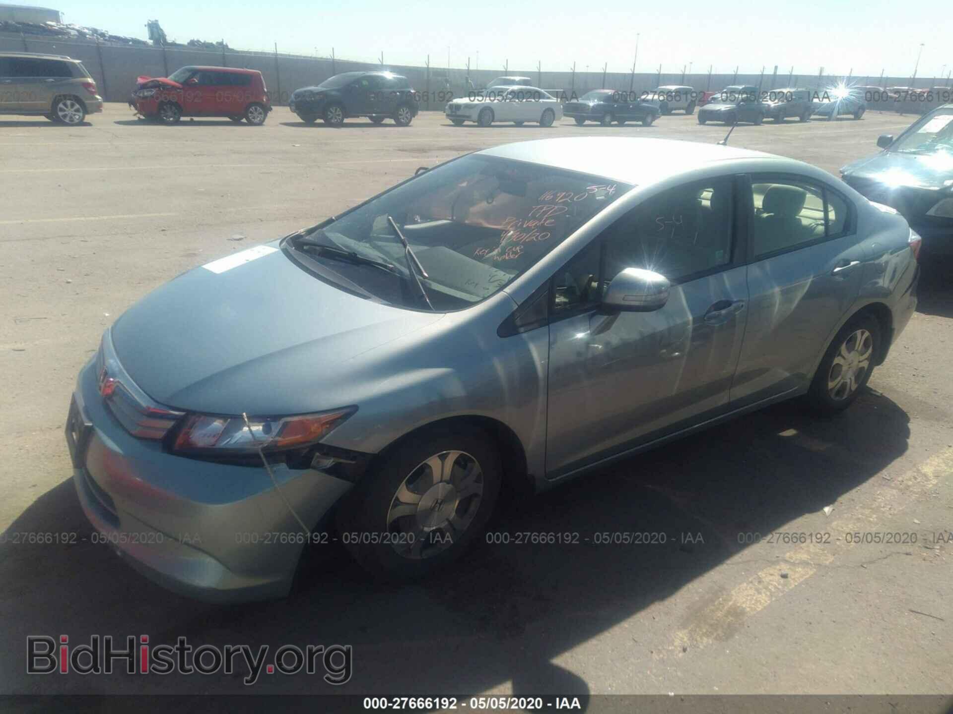 2012 HONDA CIVIC - VIN: JHMFB4F25CS010714 - Фото 2