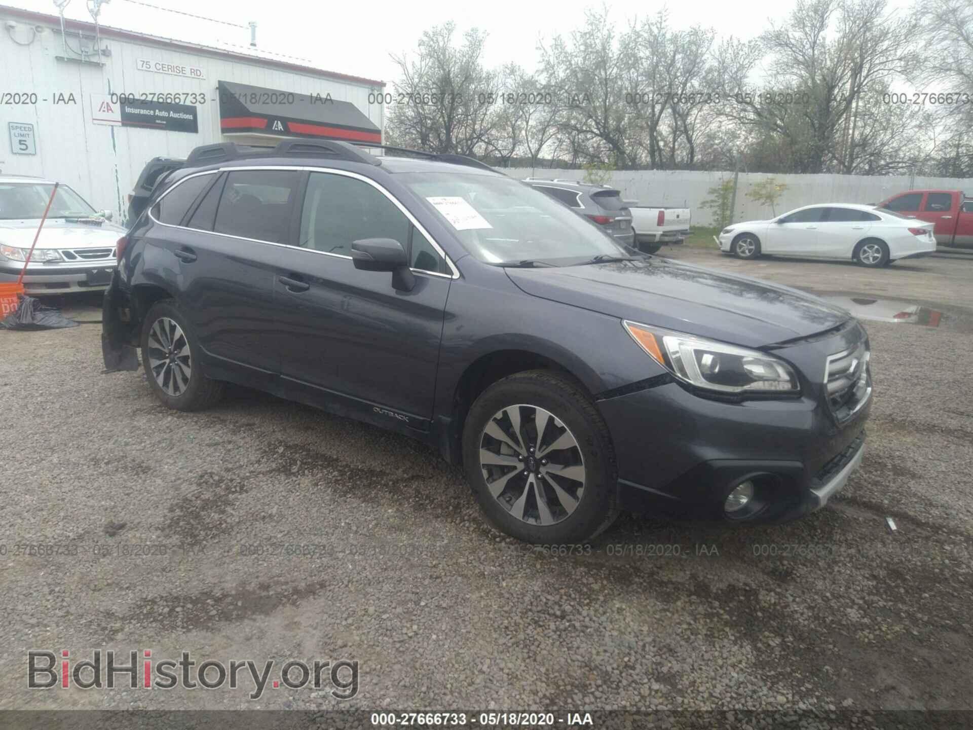 Фотография 4S4BSENC2G3257703 - SUBARU OUTBACK 2016