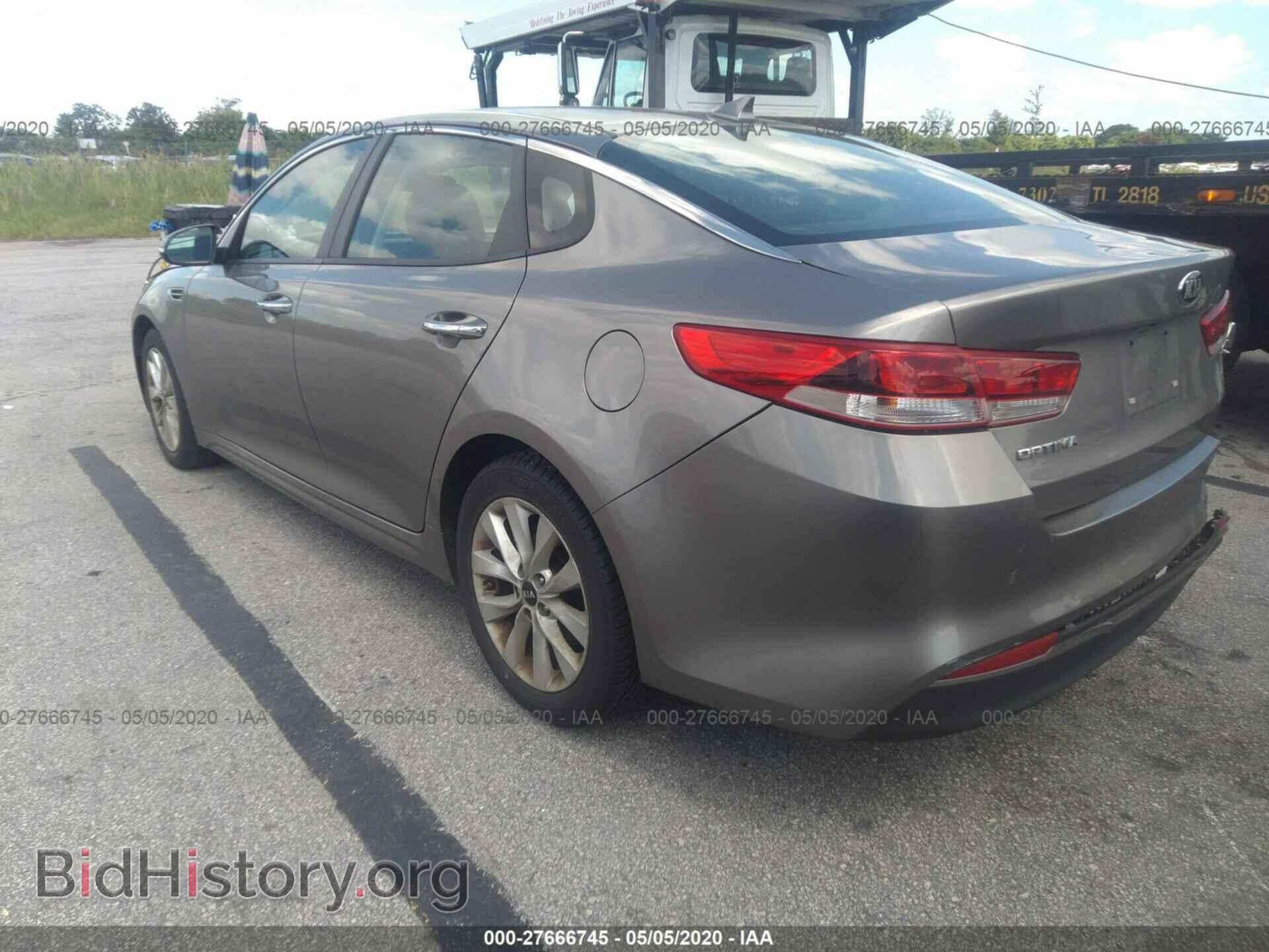 2016 KIA OPTIMA - VIN: 5XXGT4L30GG051753 - Фото 3