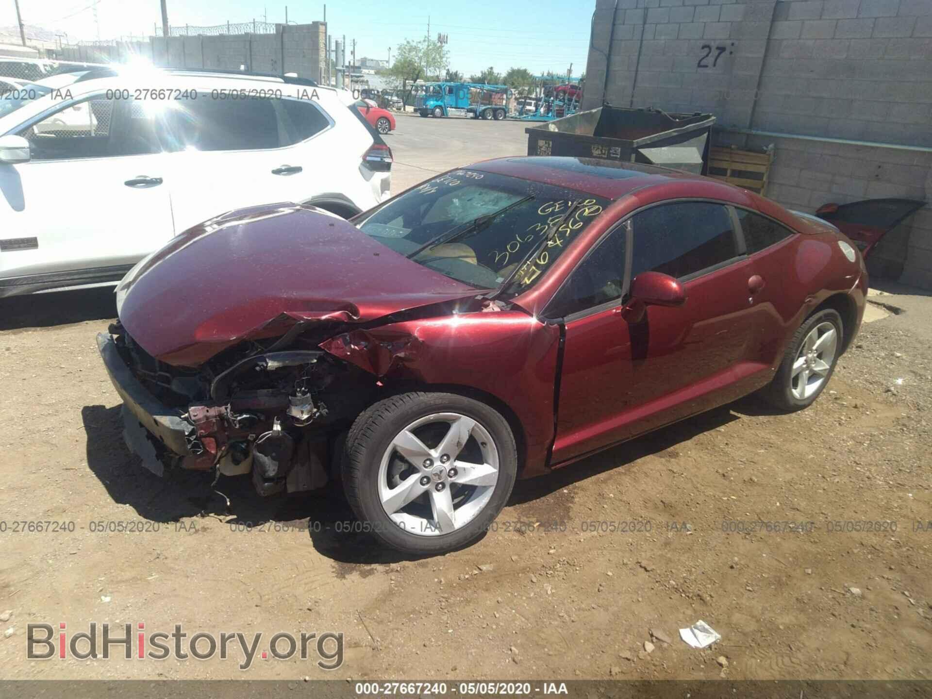 2007 MITSUBISHI ECLIPSE - VIN: 4A3AK24F07E016394 - Фото 2