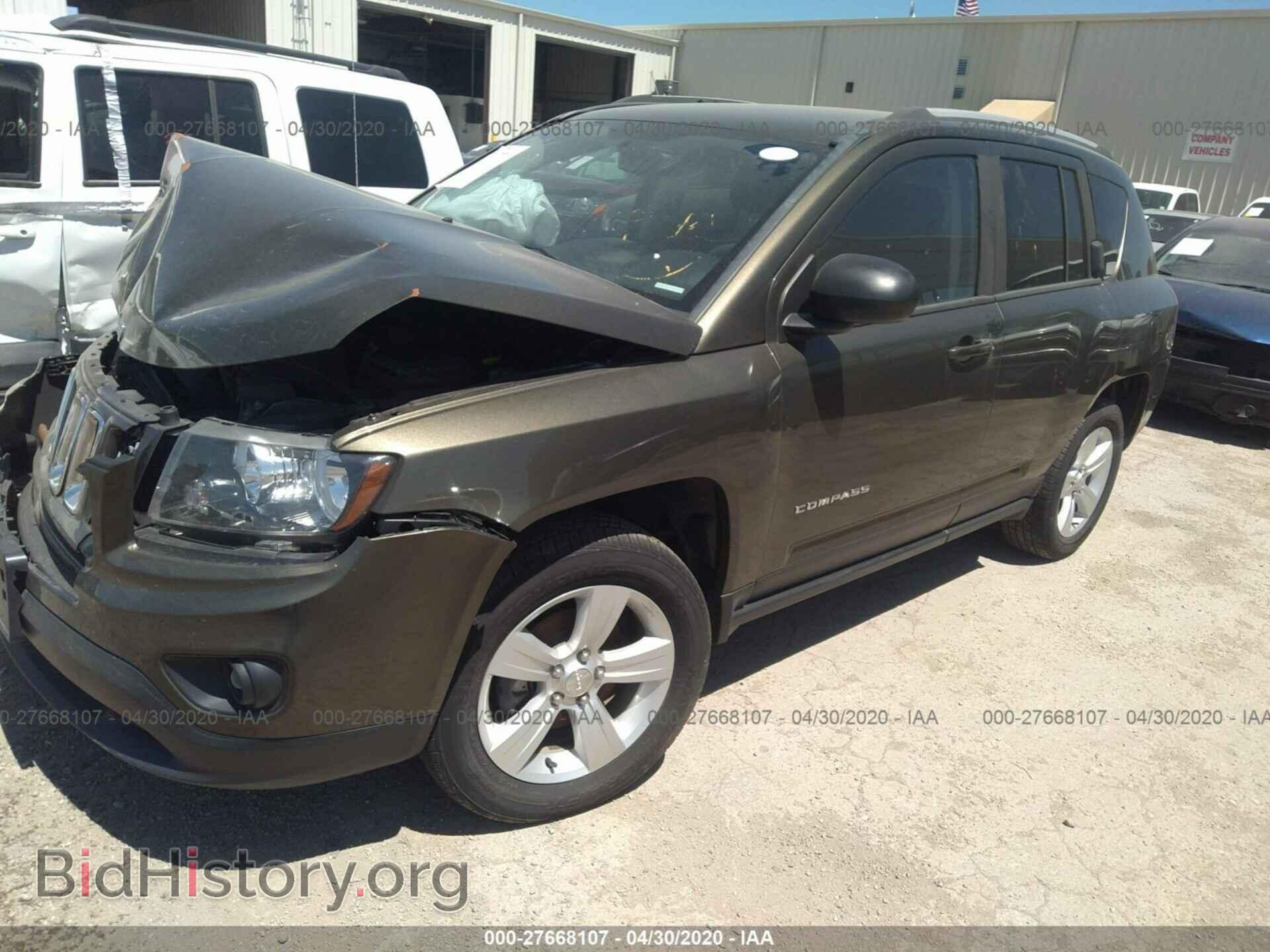 2016 JEEP COMPASS - VIN: 1C4NJDBB6GD551710 - Фото 2