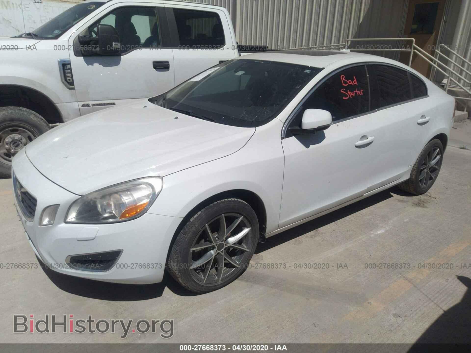 2013 VOLVO S60 - VIN: YV1612FS3D2190232 - Фото 2