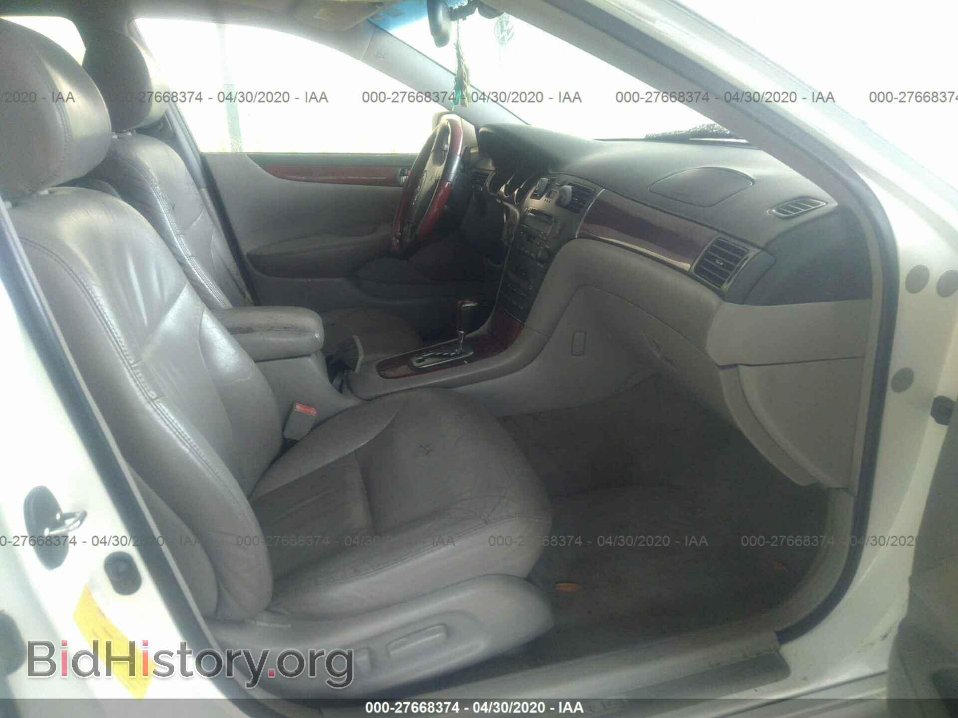 2003 LEXUS ES - VIN: JTHBF30G430131246 - Фото 5