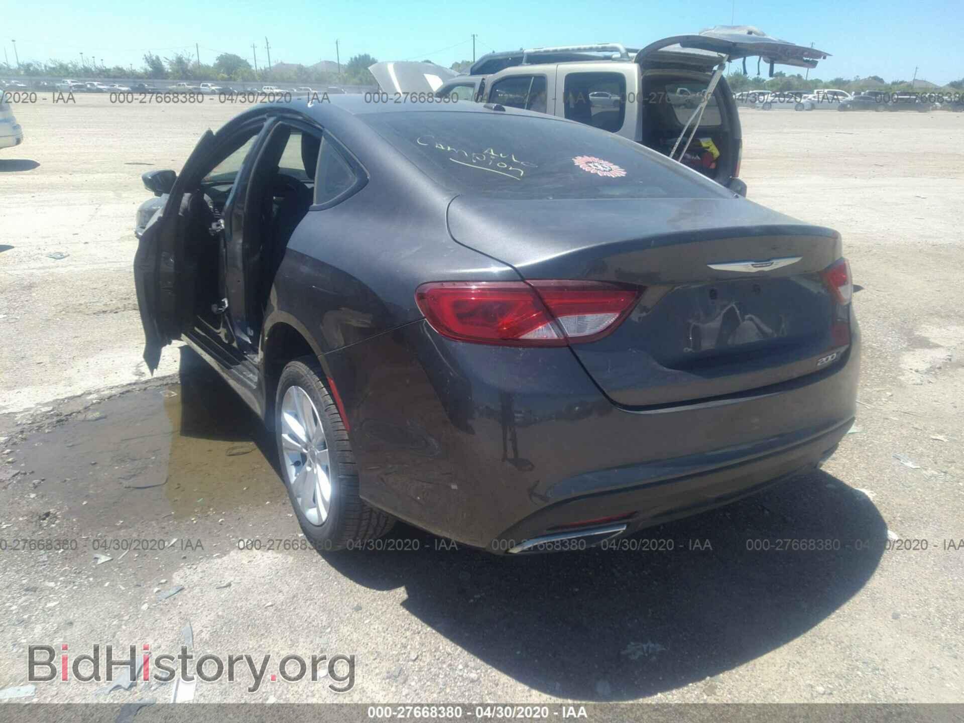 2015 CHRYSLER 200 - VIN: 1C3CCCBB2FN682402 - Фото 3