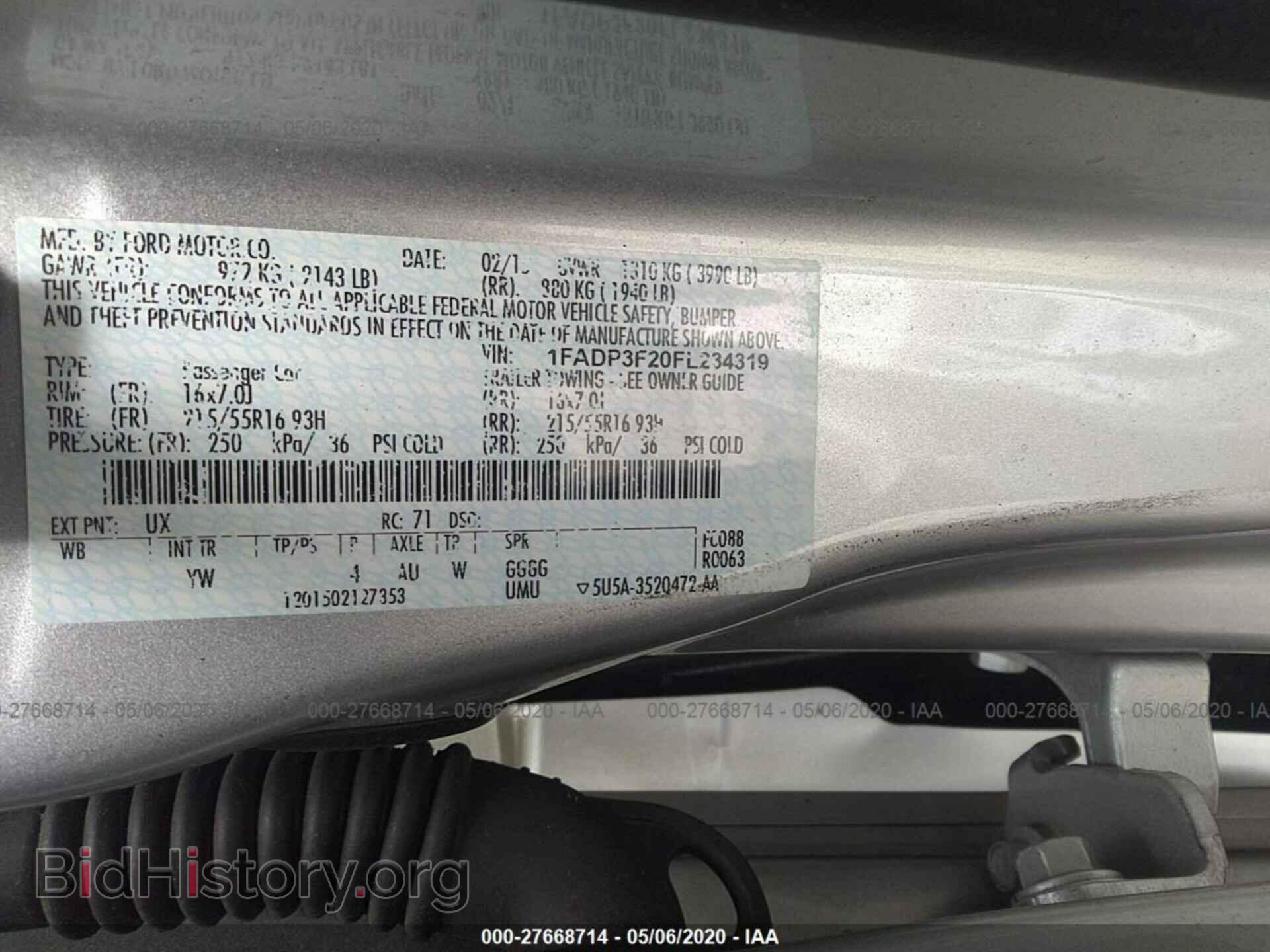 2015 FORD FOCUS - VIN: 1FADP3F20FL234319 - Photo 9