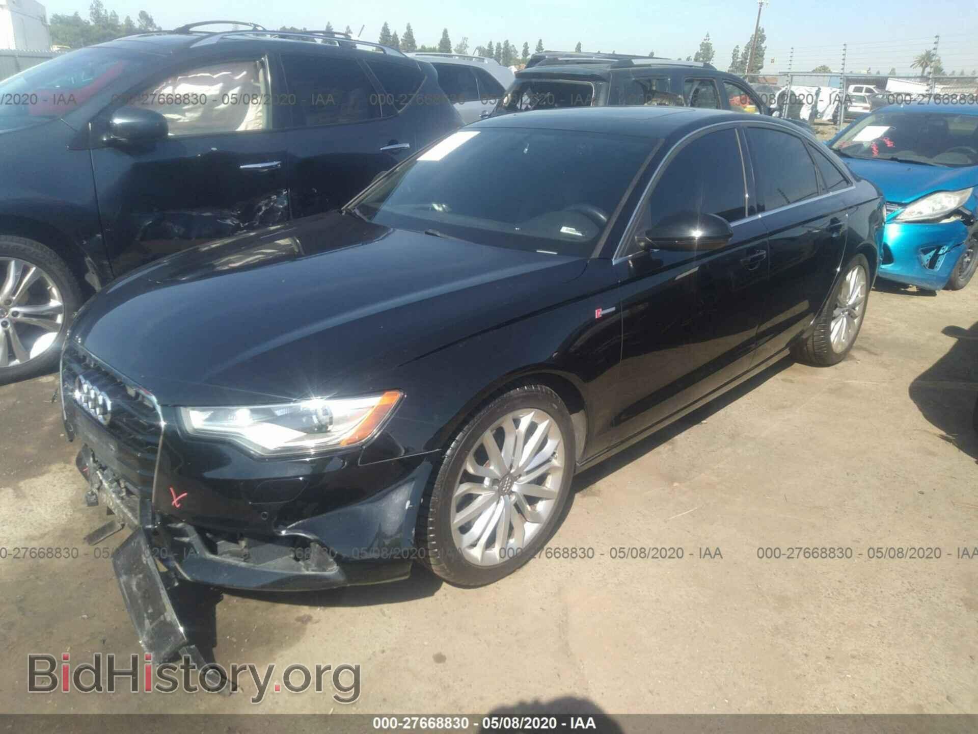 2012 AUDI A6 - VIN: WAUGGBFC8CN042413 - Фото 2