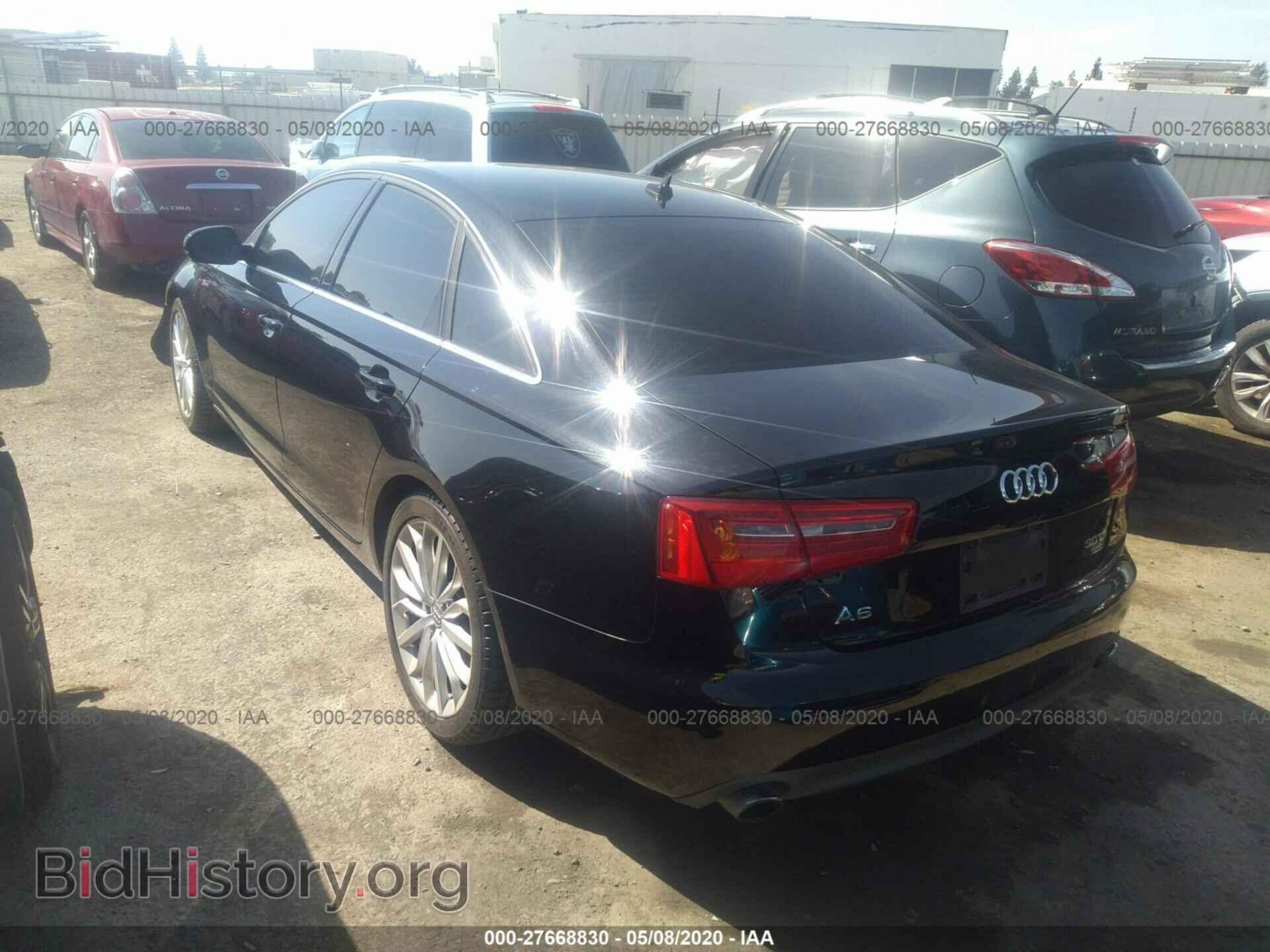 2012 AUDI A6 - VIN: WAUGGBFC8CN042413 - Фото 3