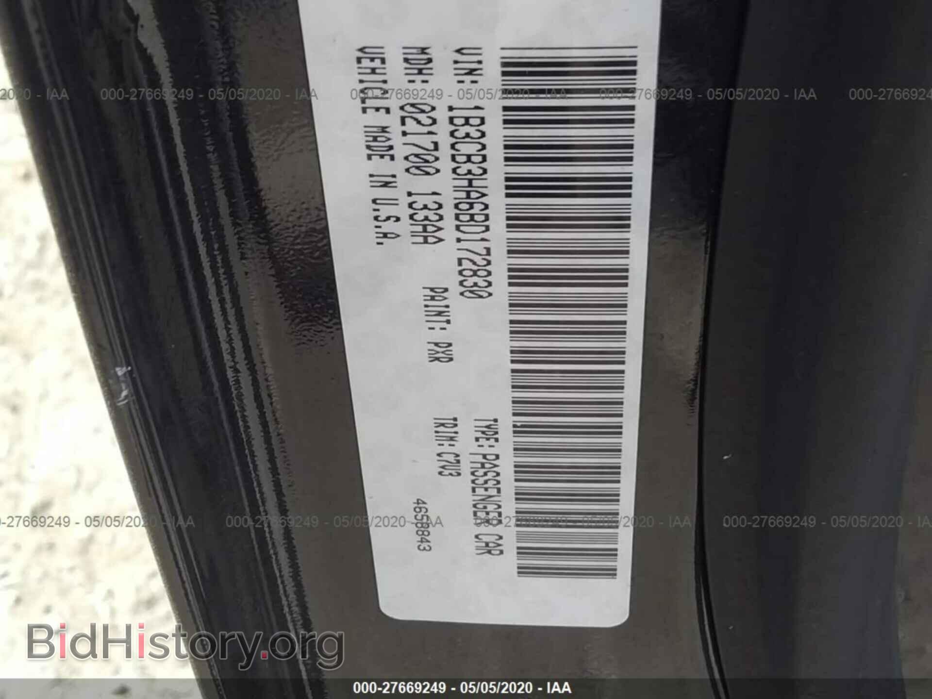 2011 DODGE CALIBER - VIN: 1B3CB3HA6BD172830 - Фото 9