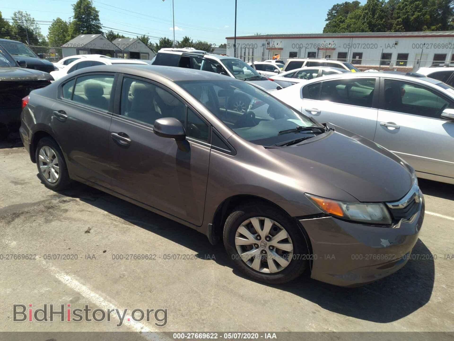 Фотография 2HGFB2F50CH524544 - HONDA CIVIC SDN 2012