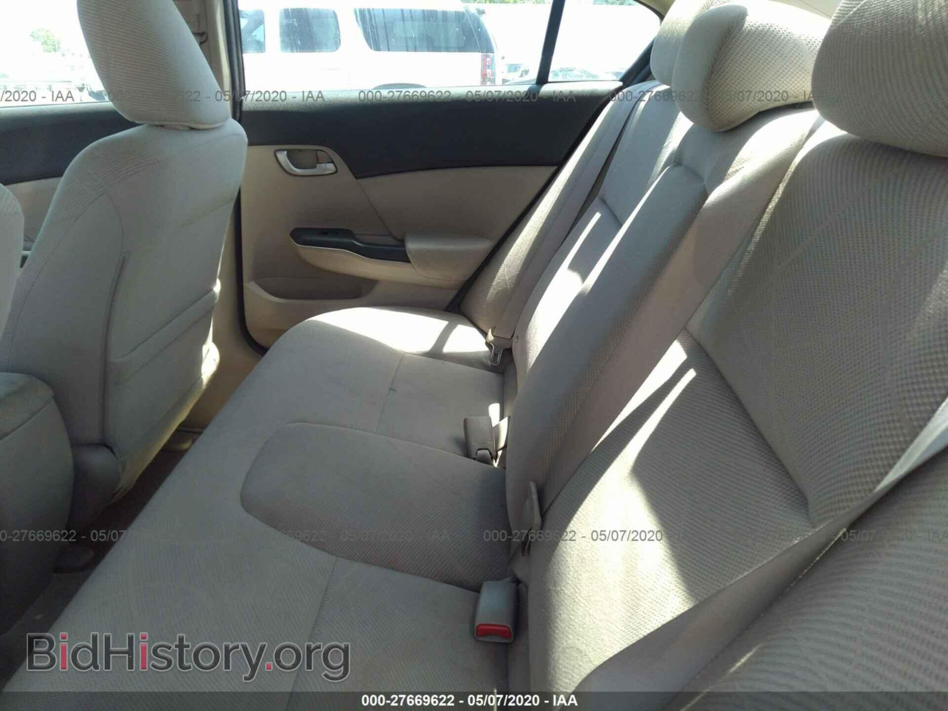 2012 HONDA CIVIC SDN - VIN: 2HGFB2F50CH524544 - Фото 8