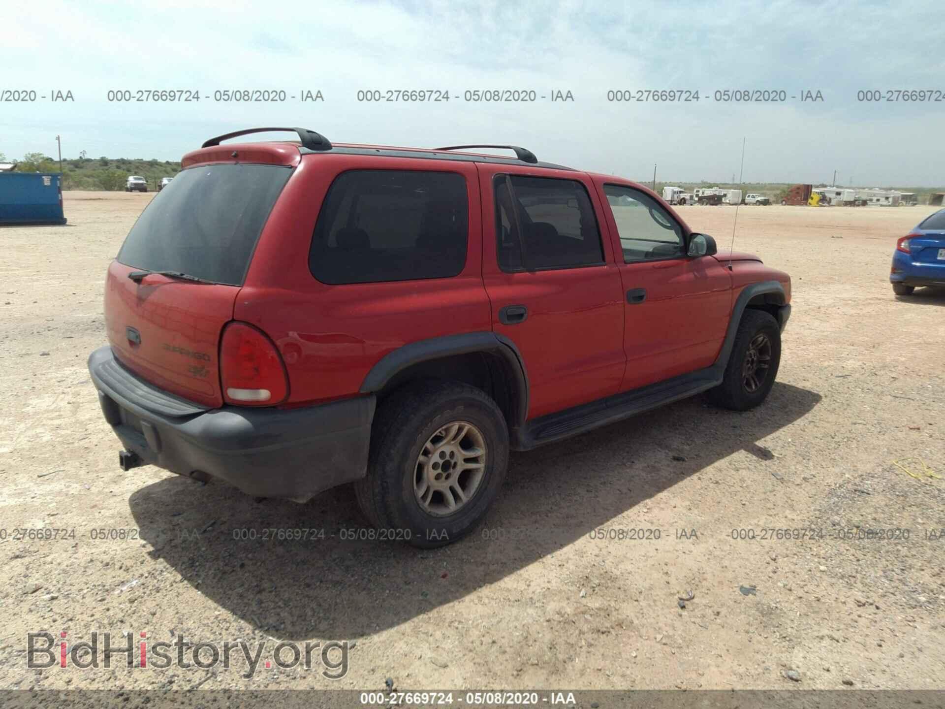 2003 DODGE DURANGO - VIN: 1D4HS38N93F625578 - Фото 4