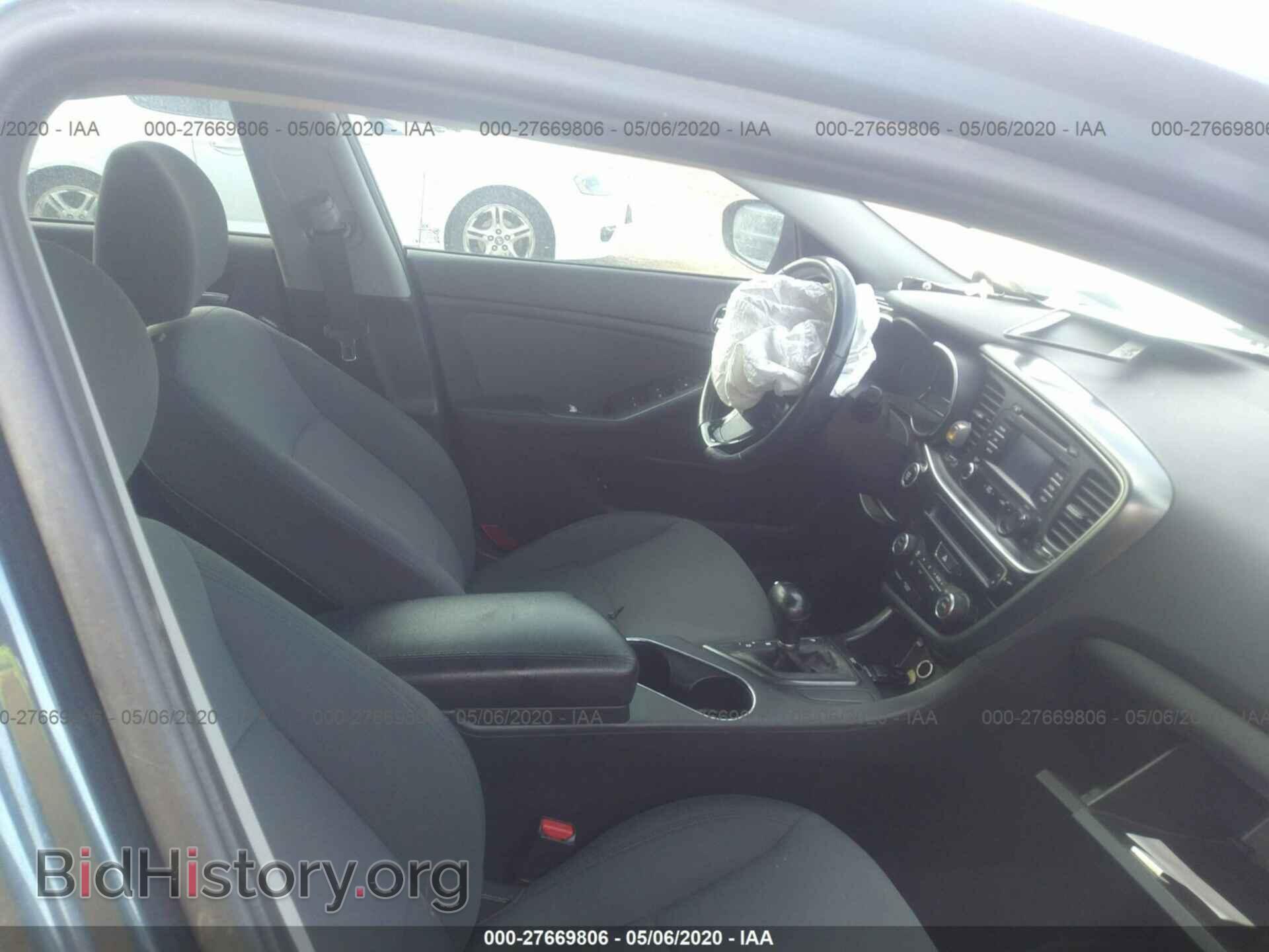 2014 KIA OPTIMA - VIN: KNAGM4AD8E5071238 - Фото 5