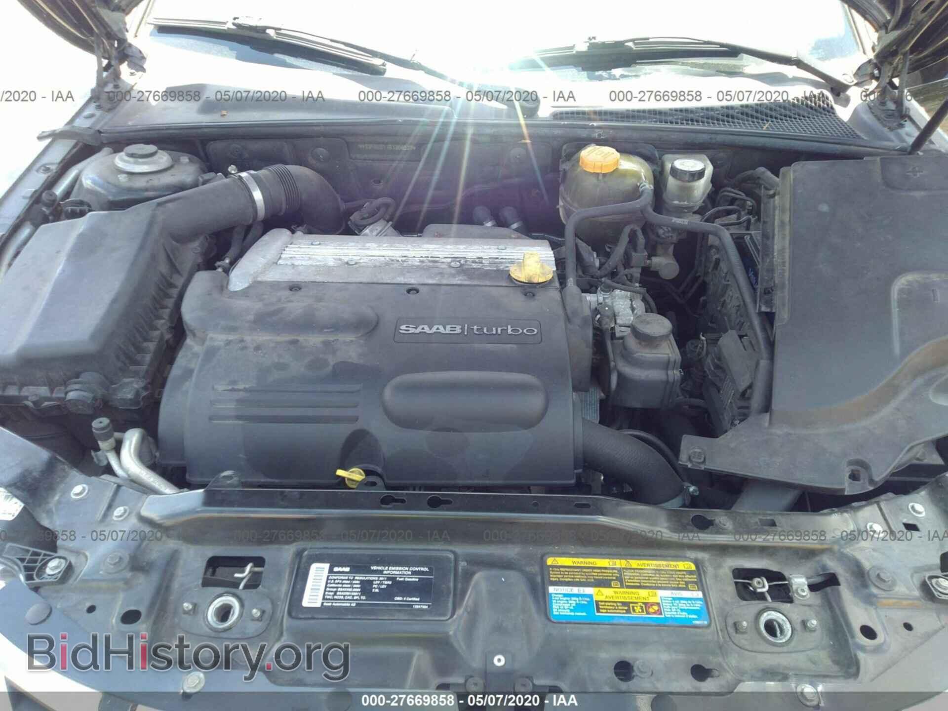 2011 SAAB 9-3 - VIN: YS3FA4CY1B1309627 - Фото 10