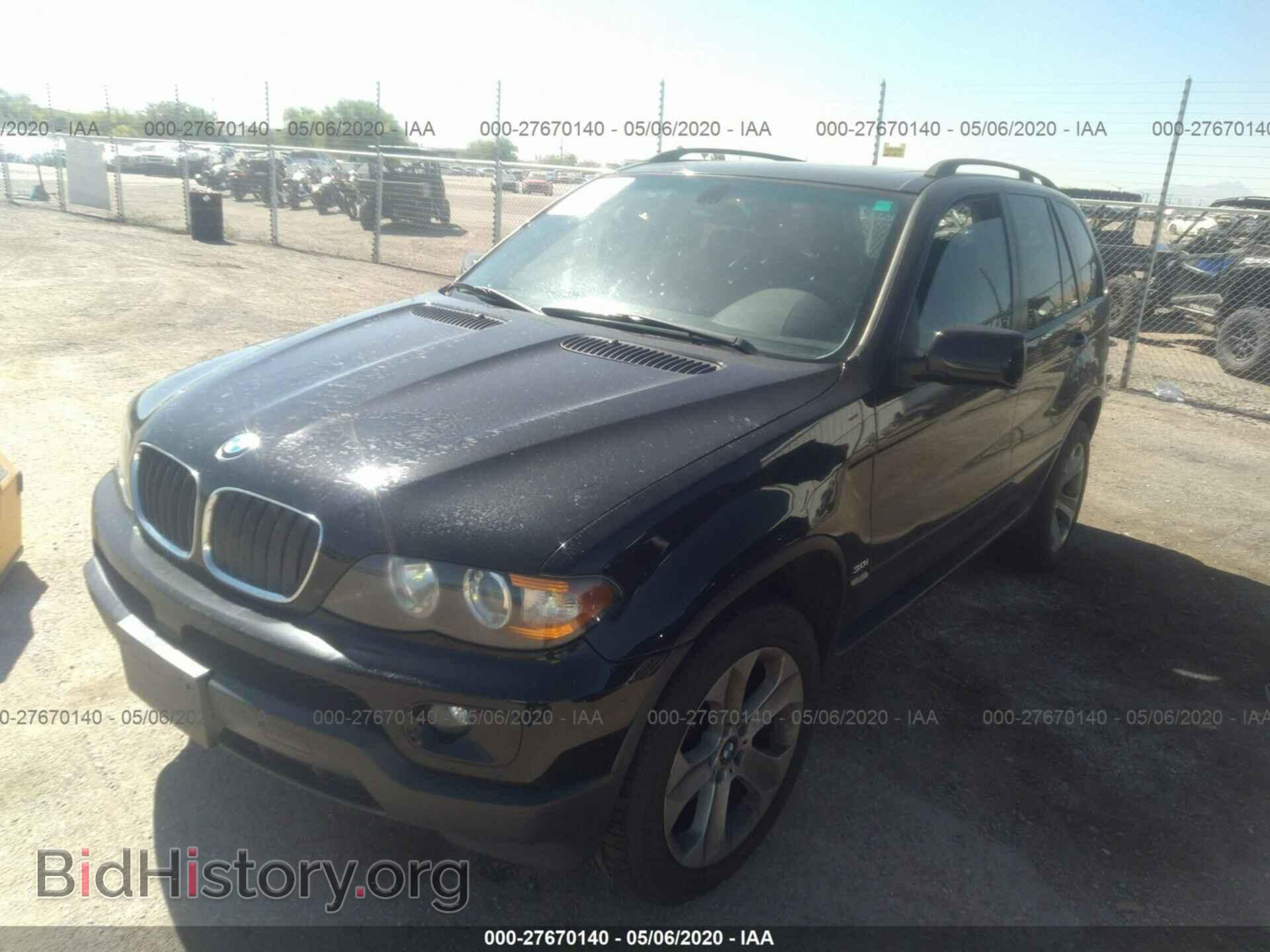 2006 BMW X5 - VIN: 5UXFA13546LY37246 - Фото 2
