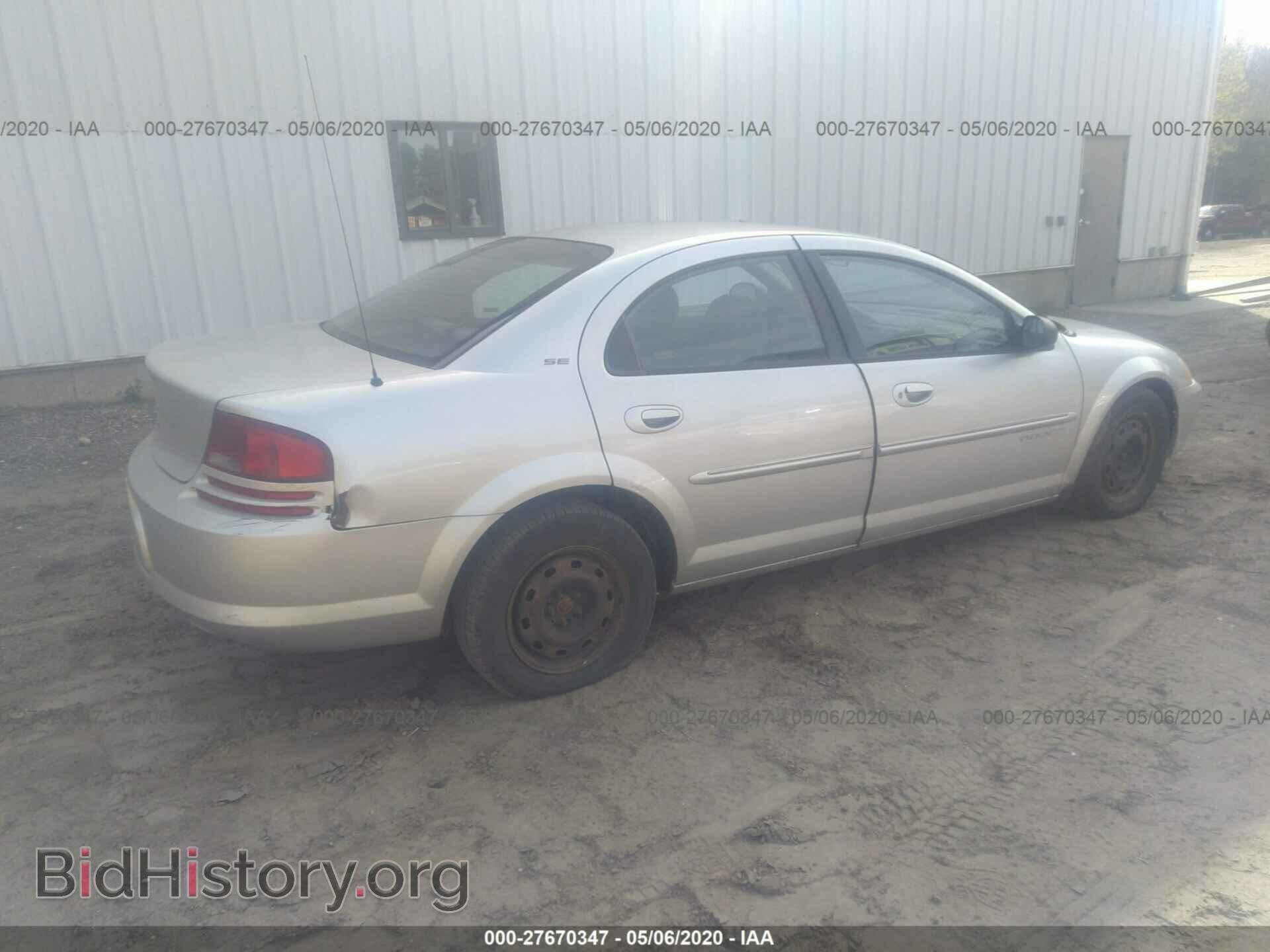 2001 DODGE STRATUS - VIN: 1B3EJ46X71N529787 - Фото 4