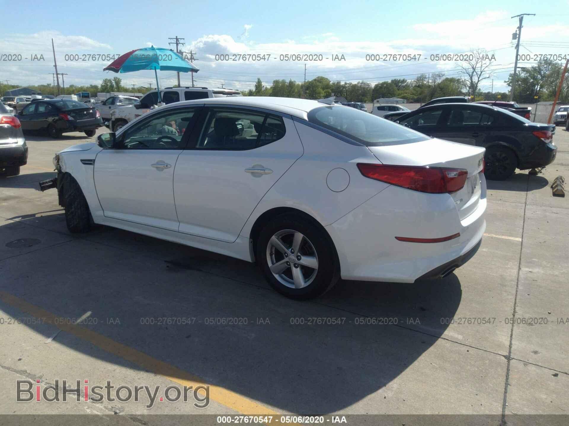 2015 KIA OPTIMA - VIN: KNAGM4A79F5575695 - Фото 3