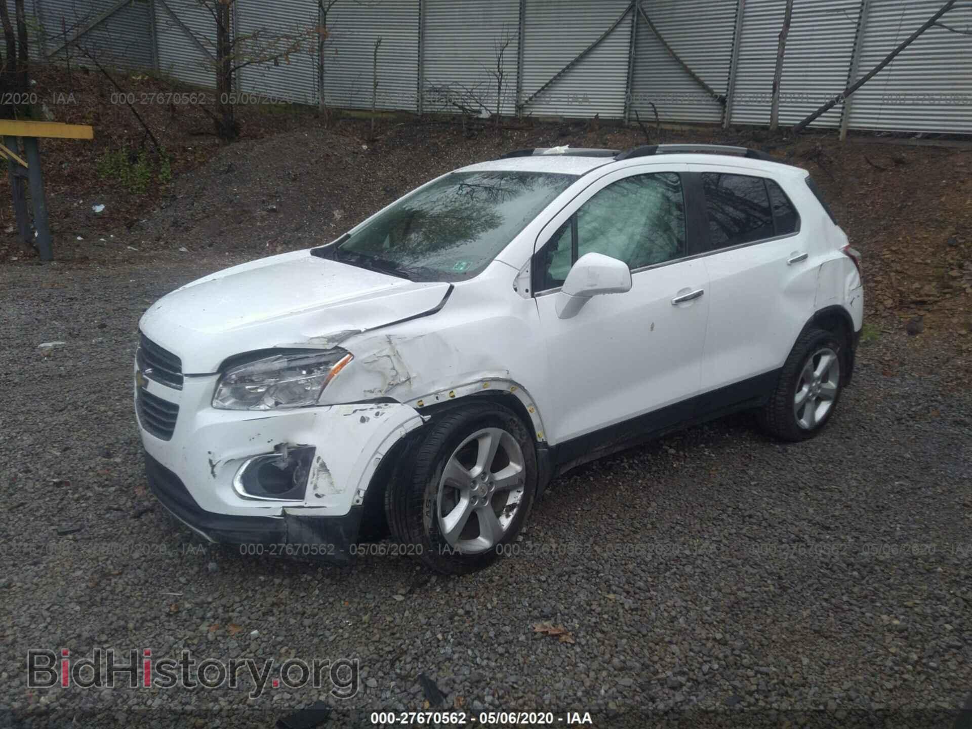 2015 CHEVROLET TRAX - VIN: KL7CJTSB6FB233045 - Фото 2