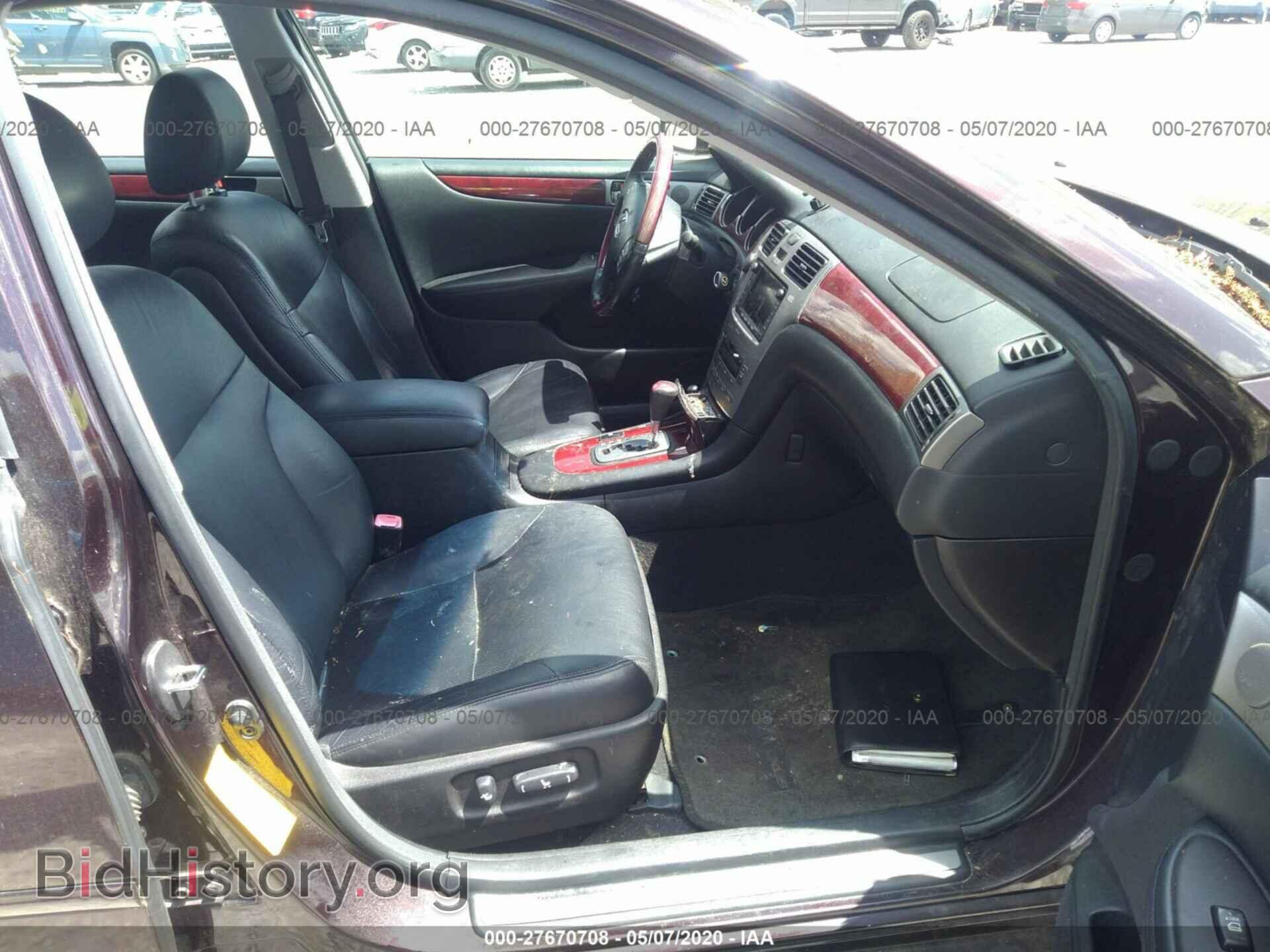 2005 LEXUS ES - VIN: JTHBA30G555086015 - Фото 5