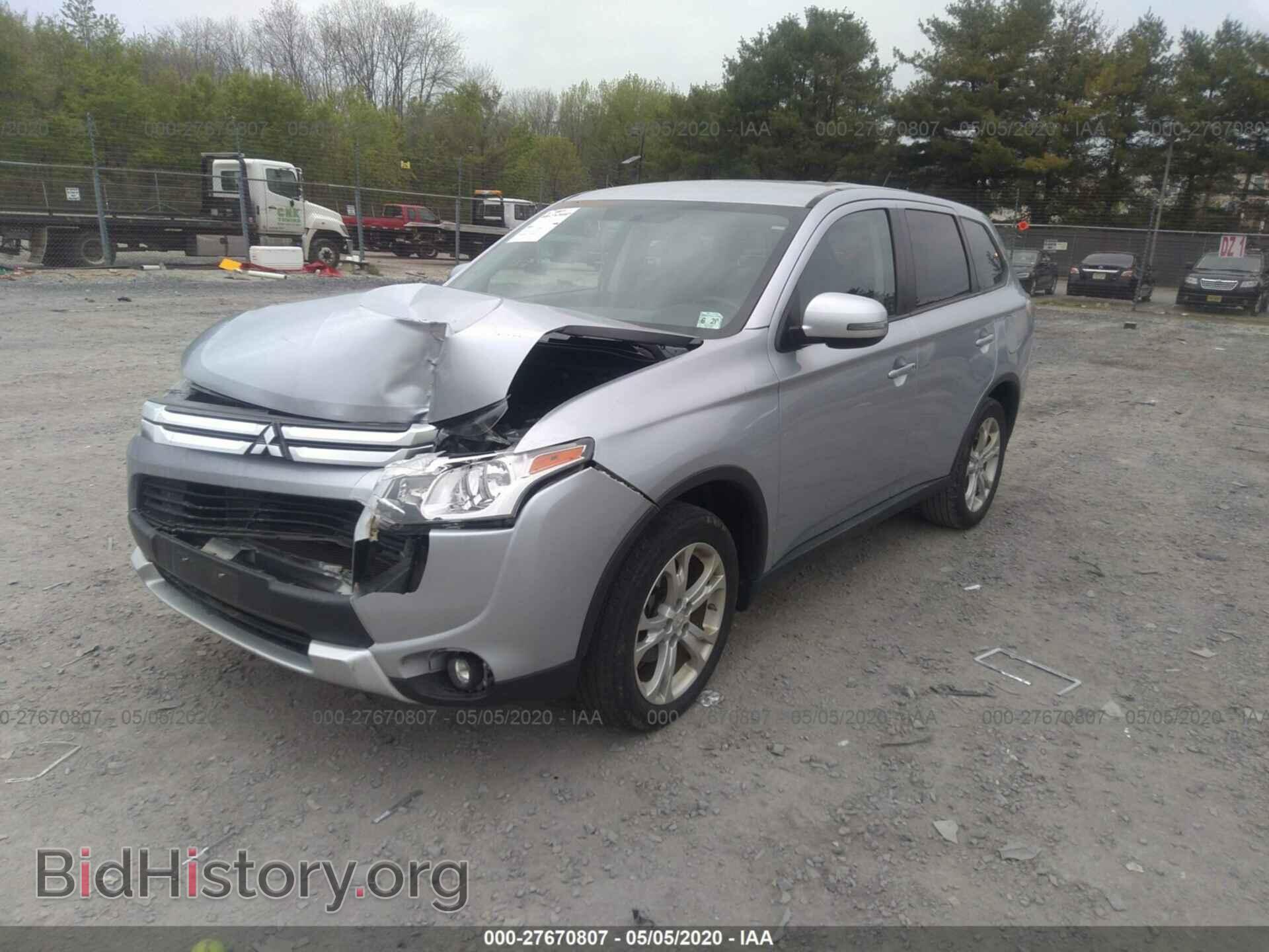 2015 MITSUBISHI OUTLANDER - VIN: JA4AZ3A37FZ007157 - Фото 2
