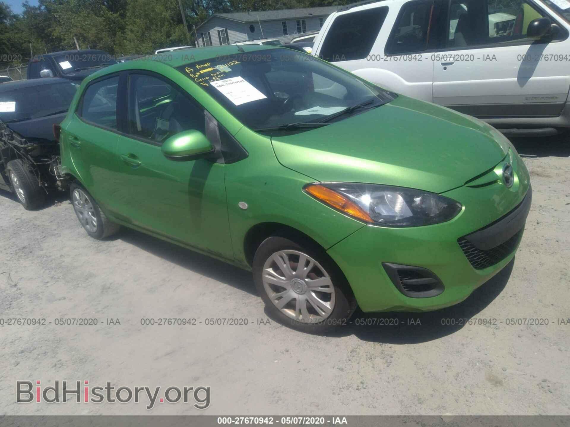Photo JM1DE1KZ7C0152138 - MAZDA MAZDA2 2012