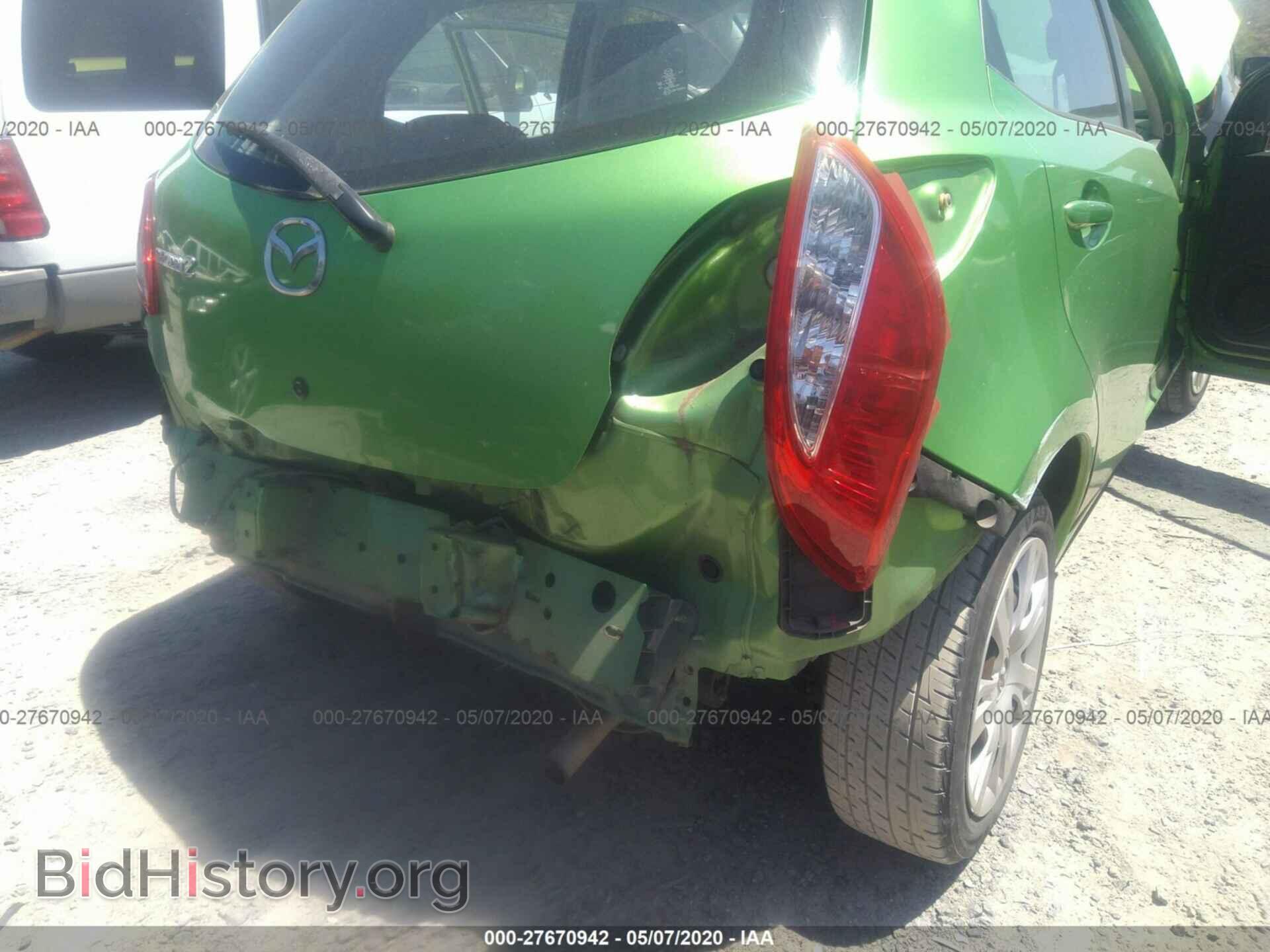 2012 MAZDA MAZDA2 - VIN: JM1DE1KZ7C0152138 - Photo 6