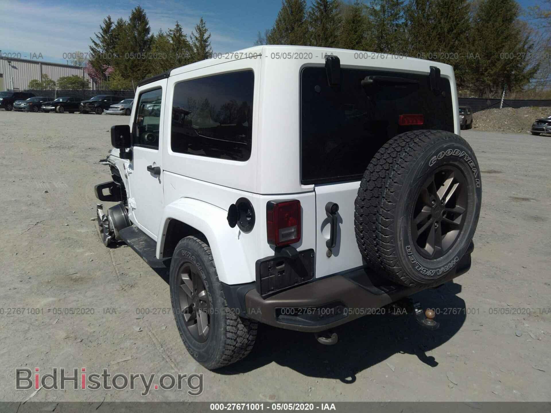 2016 JEEP WRANGLER - VIN: 1C4AJWBG3GL287213 - Фото 3