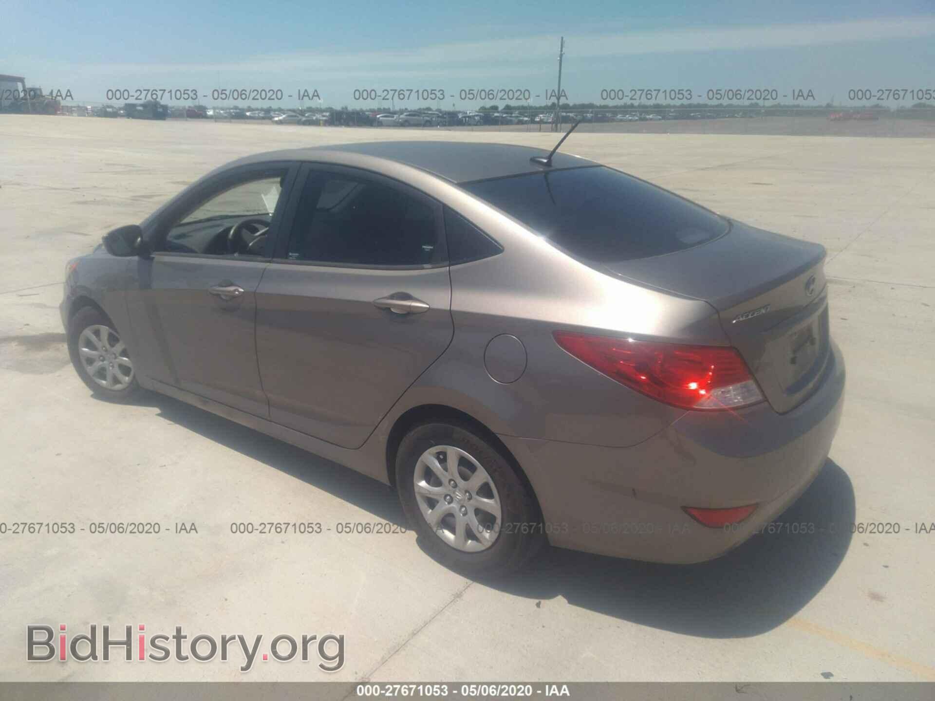 2014 HYUNDAI ACCENT - VIN: KMHCT4AE0EU675509 - Фото 3