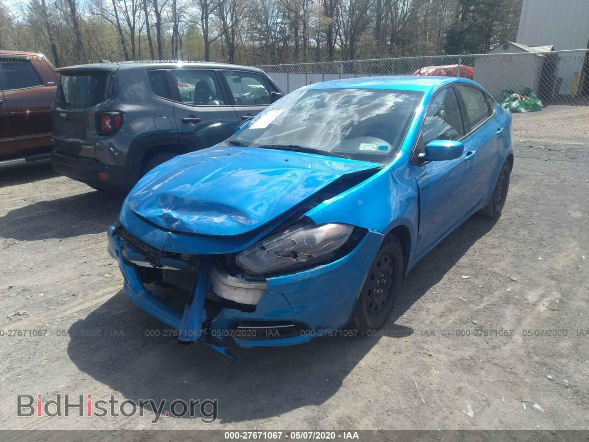 2015 DODGE DART - VIN: 1C3CDFAA4FD200638 - Фото 2