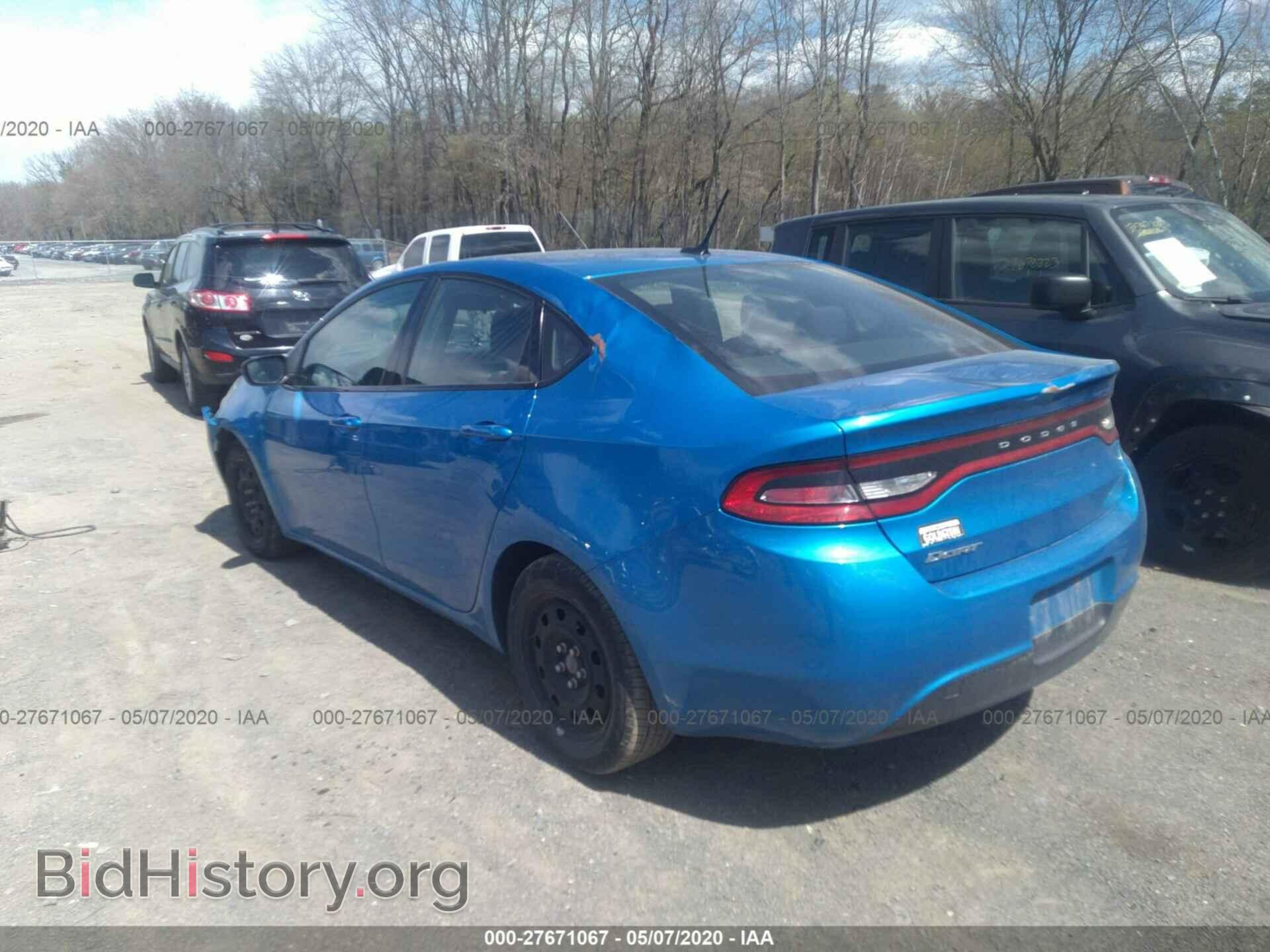 2015 DODGE DART - VIN: 1C3CDFAA4FD200638 - Фото 3